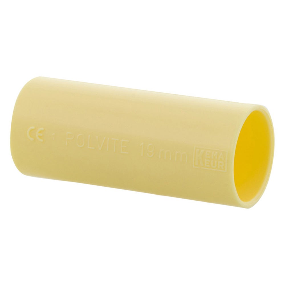 Sok 3/4" PVC creme 3 stuks Sok 3/4" PVC creme 3 stuks