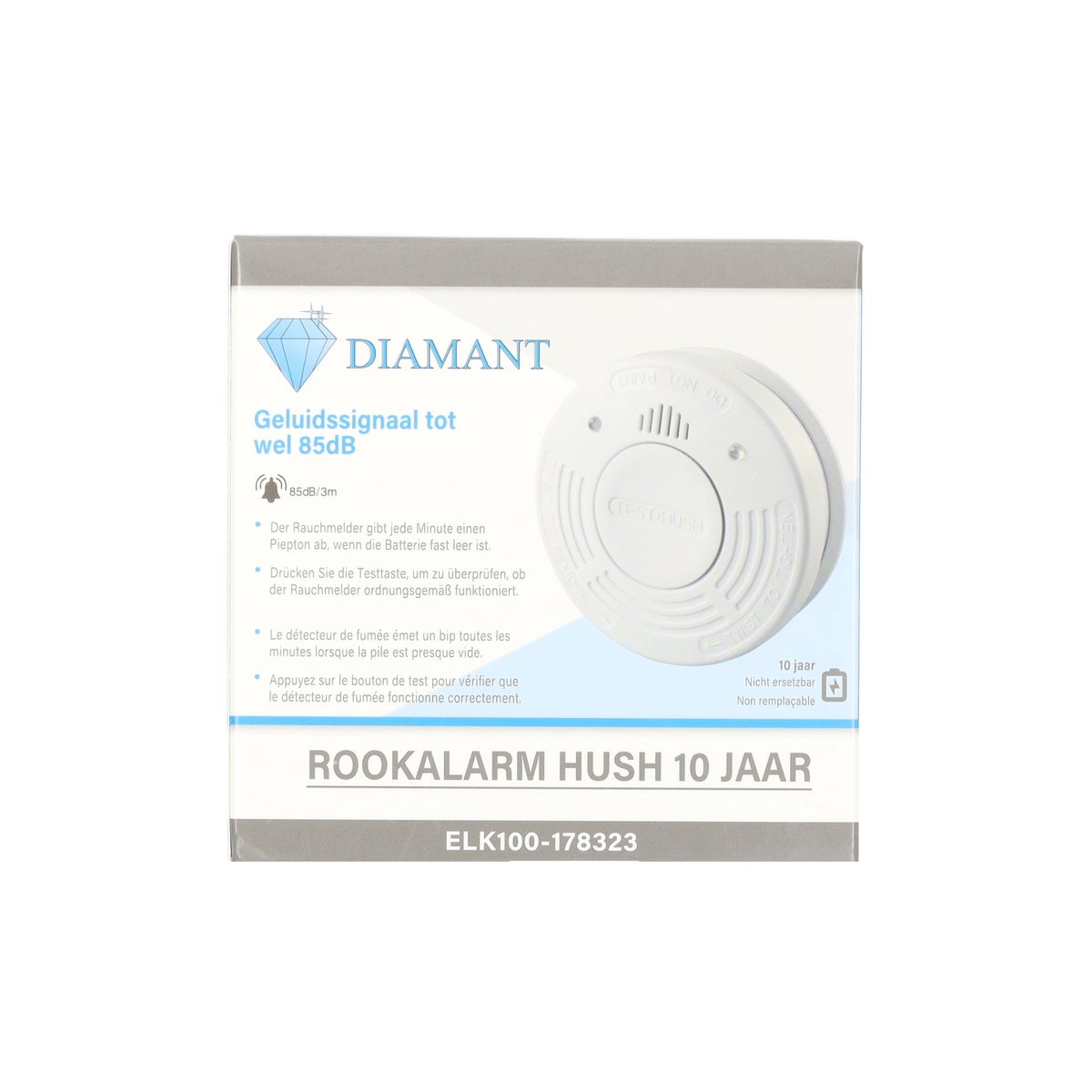 Rookalarm hush 10jr Diamant Rookalarm hush 10jr Diamant