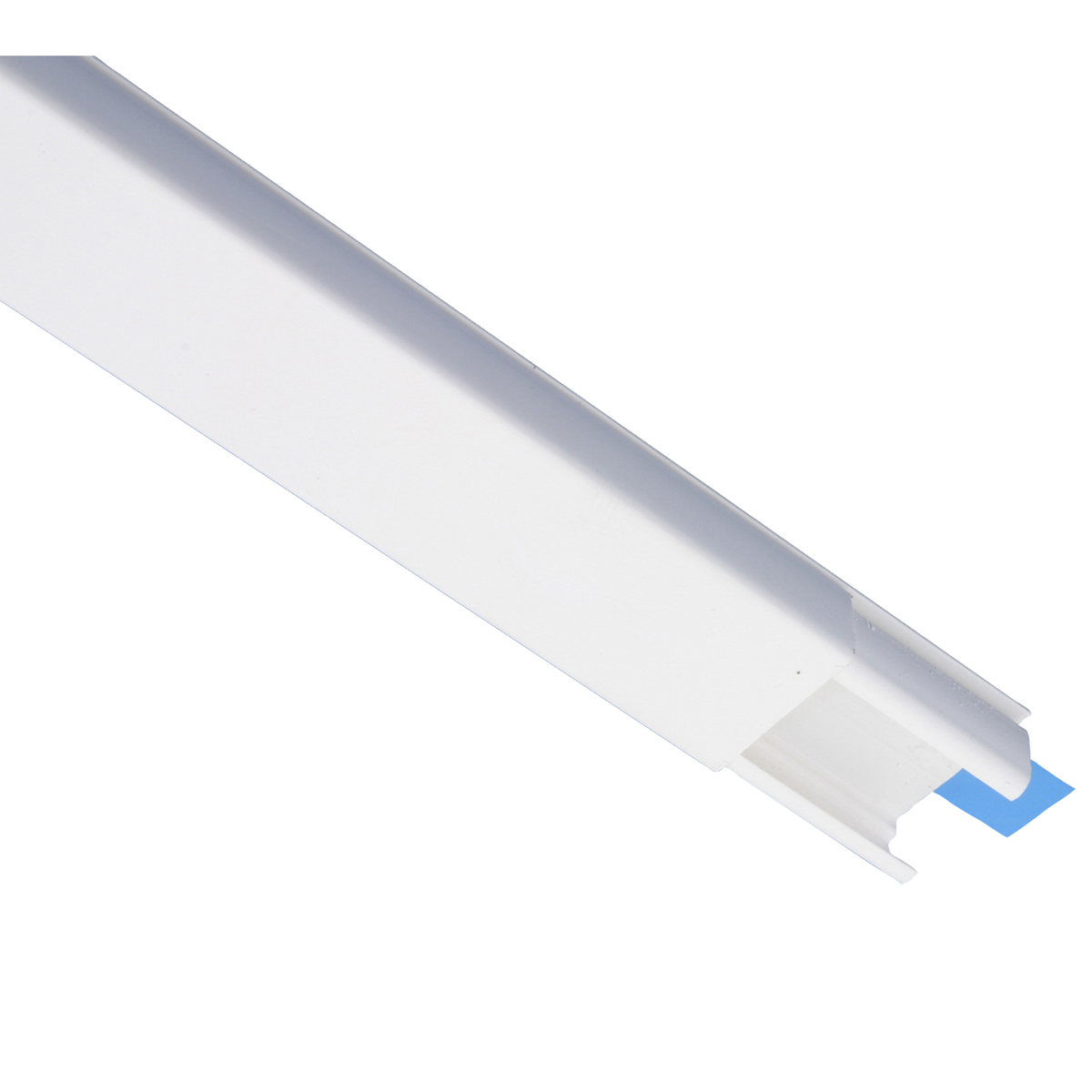 Leidinglijst zelfklevend 20 x 10 mm 2 m wit Leidinglijst zelfklevend 20 x 10 mm 2 m wit