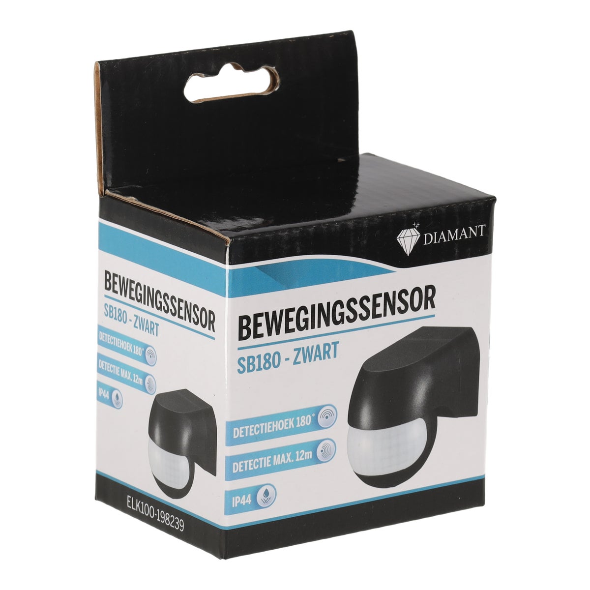 Sensor beweging SB180 Zwart Diamant Sensor beweging SB180 Zwart Diamant