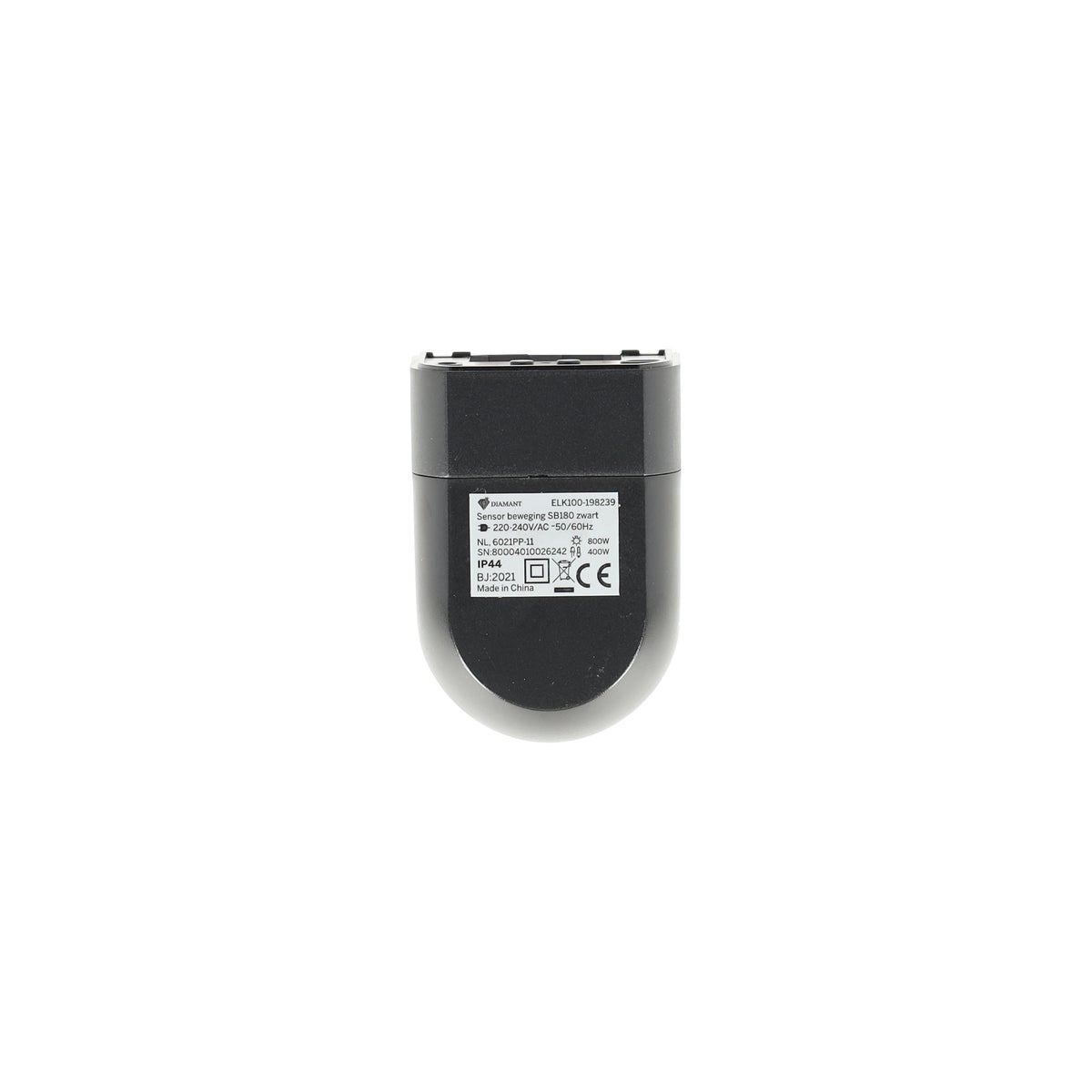 Sensor beweging SB180 Zwart Diamant Sensor beweging SB180 Zwart Diamant