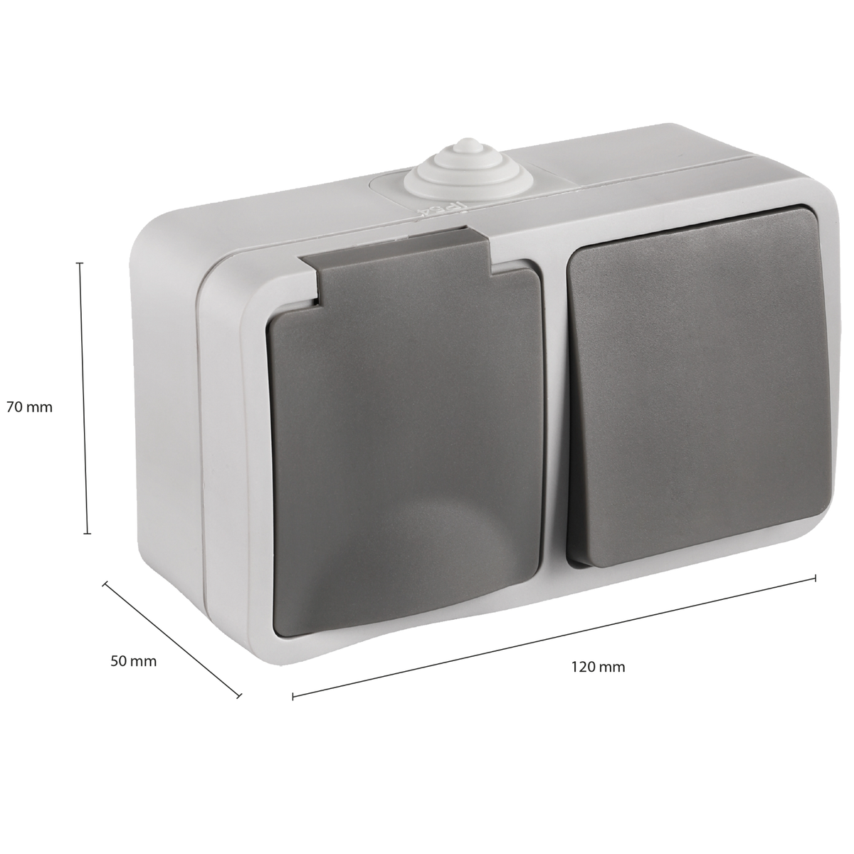 Combinatie wissel RA IP54 opbouw QL Combinatie wissel RA IP54 opbouw QL