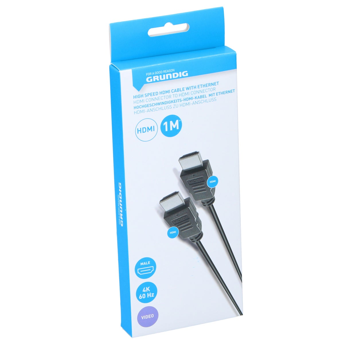 Kabel HDMI en Ethernet 1m Grundig Kabel HDMI en Ethernet 1m Grundig
