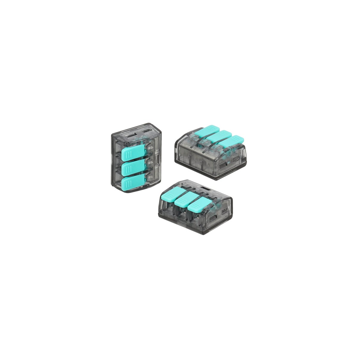 Steekklem hendel blauw 3 x 0.5 x 4 mm 10 stuks Steekklem hendel blauw 3 x 0.5 x 4 mm 10 stuks