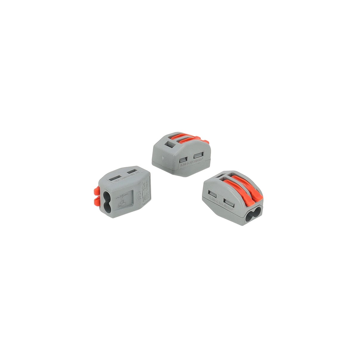 Steekklem hendel oranje 2 x 0.5 x 4 mm 10 stuks Steekklem hendel oranje 2 x 0.5 x 4 mm 10 stuks