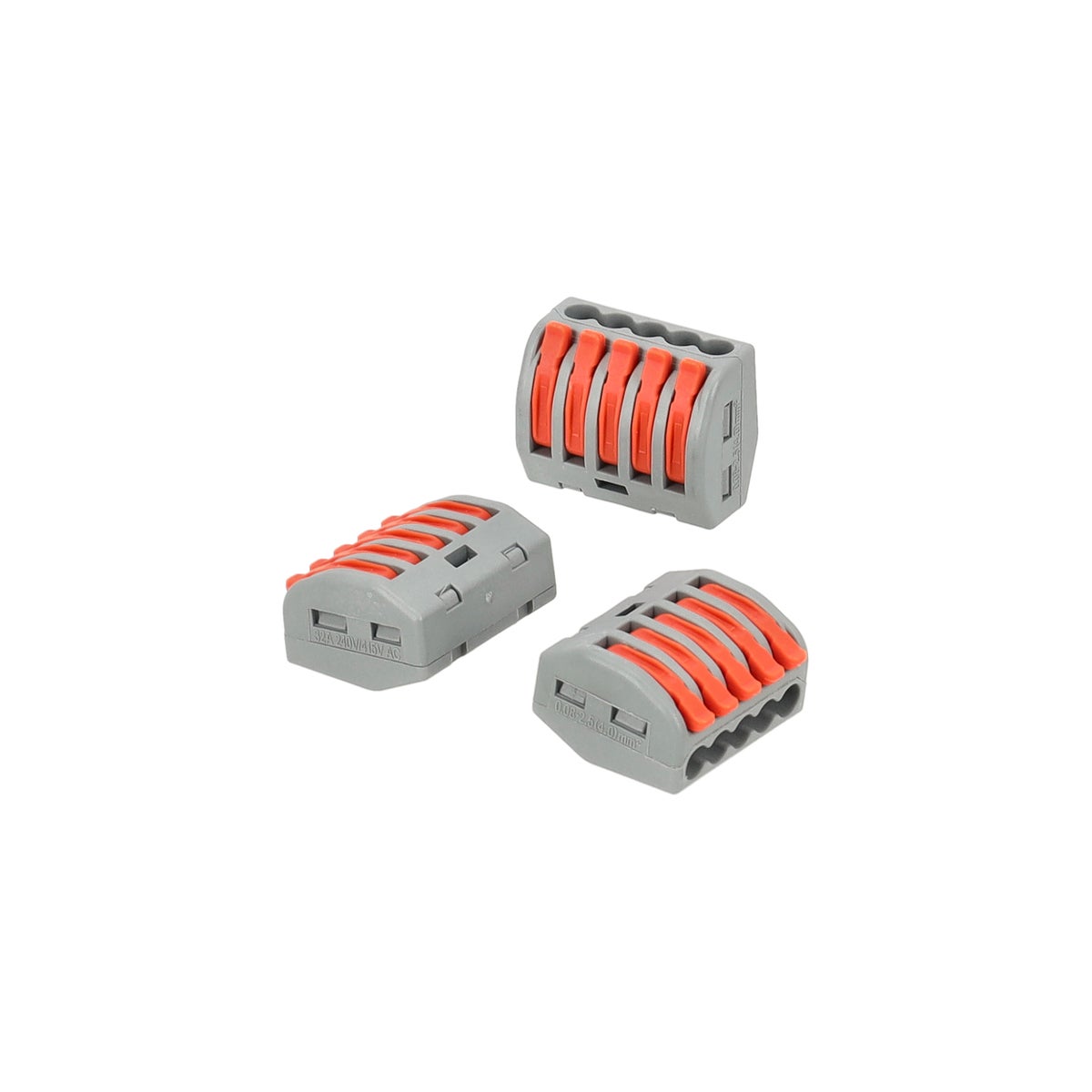 Steekklem hendel oranje 5 x 0.5 x 4 mm 10 stuks Steekklem hendel oranje 5 x 0.5 x 4 mm 10 stuks