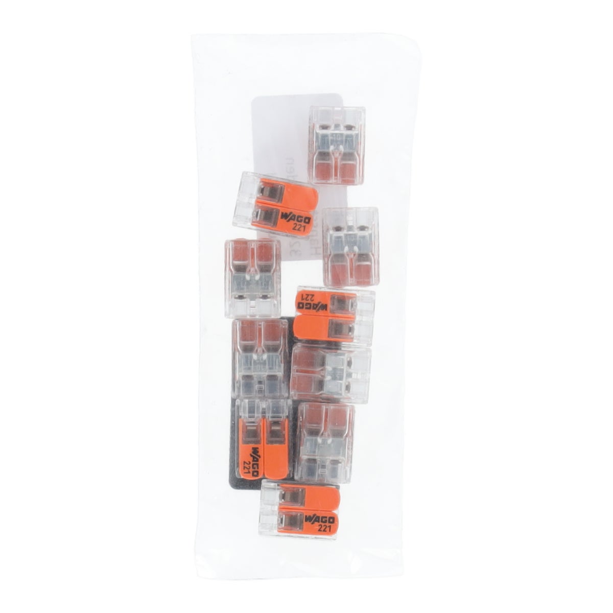 Steekklem hendel 2 x 0,2-4 mm 10 stuks Wago Steekklem hendel 2 x 0,2-4 mm 10 stuks Wago