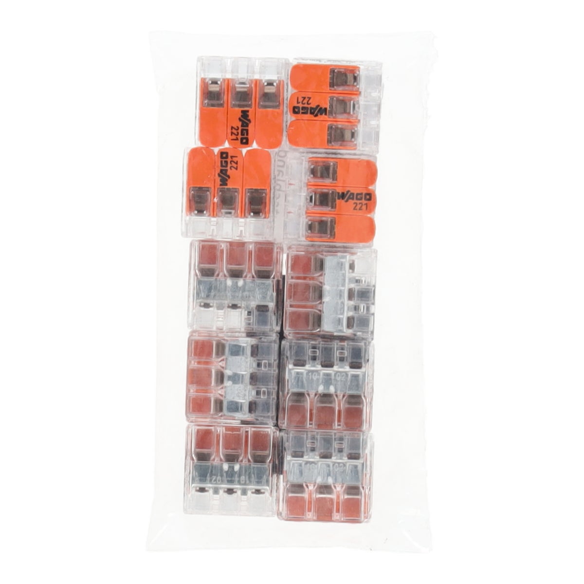 Steekklem hendel 3 x 0,2-4 mm 10 stuks Wago Steekklem hendel 3 x 0,2-4 mm 10 stuks Wago