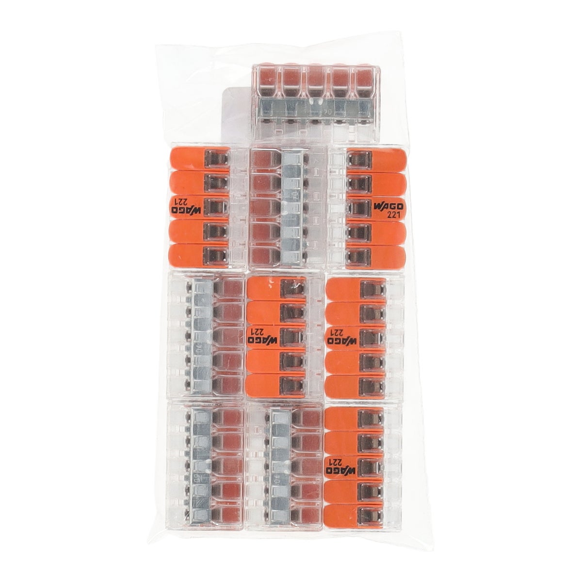 Steekklem hendel 5 x 0,2-4 mm 10 stuks Wago Steekklem hendel 5 x 0,2-4 mm 10 stuks Wago