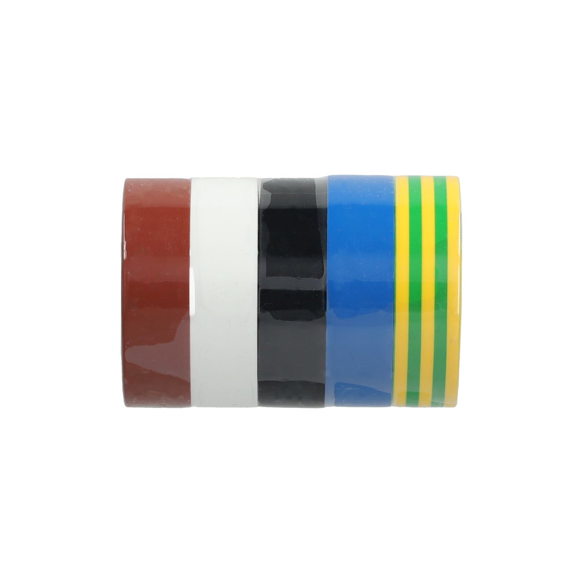 Isolatie tape 15 mm diverse kleuren 5 stuks Isolatie tape 15 mm diverse kleuren 5 stuks