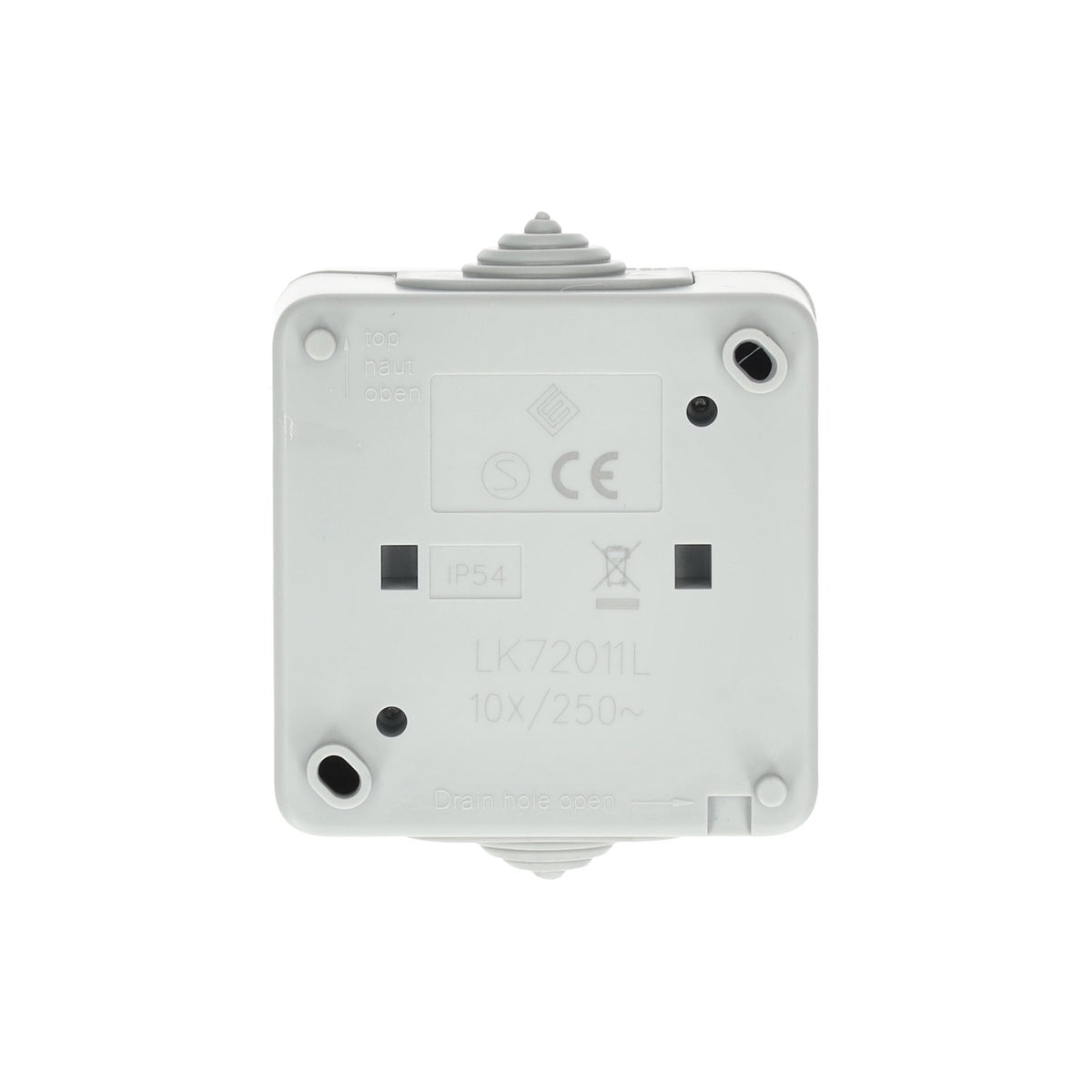 Schakelaar met lamp enkel opbouw IP54 Diamant Schakelaar met lamp enkel opbouw IP54 Diamant