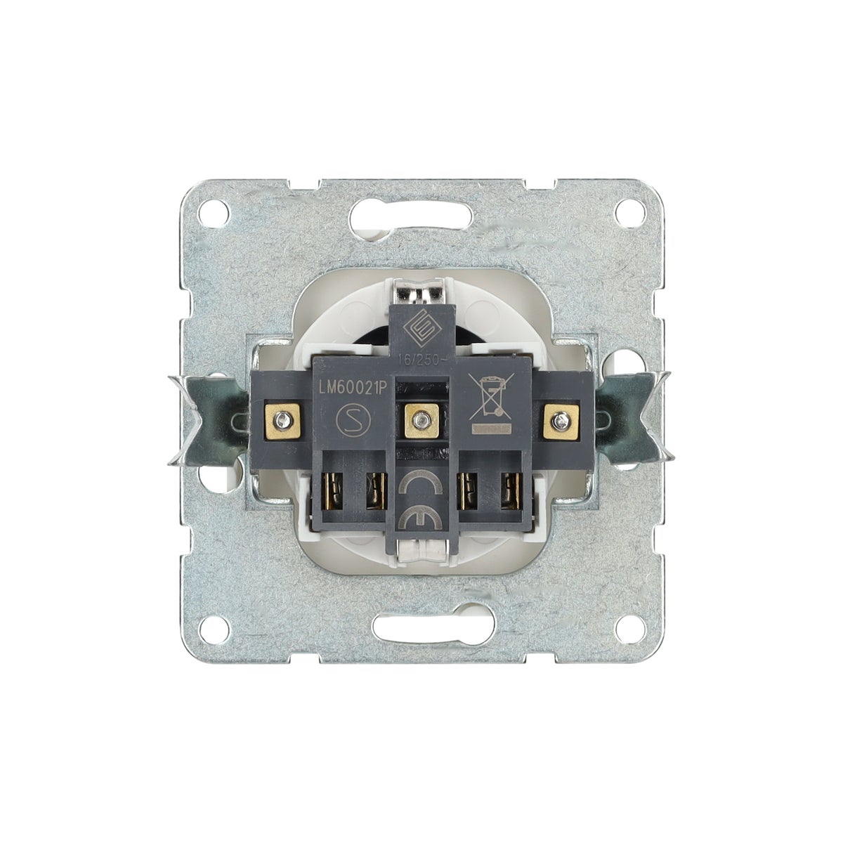 Wandcontactdoos inbouw DM204 Diamant Wandcontactdoos inbouw DM204 Diamant