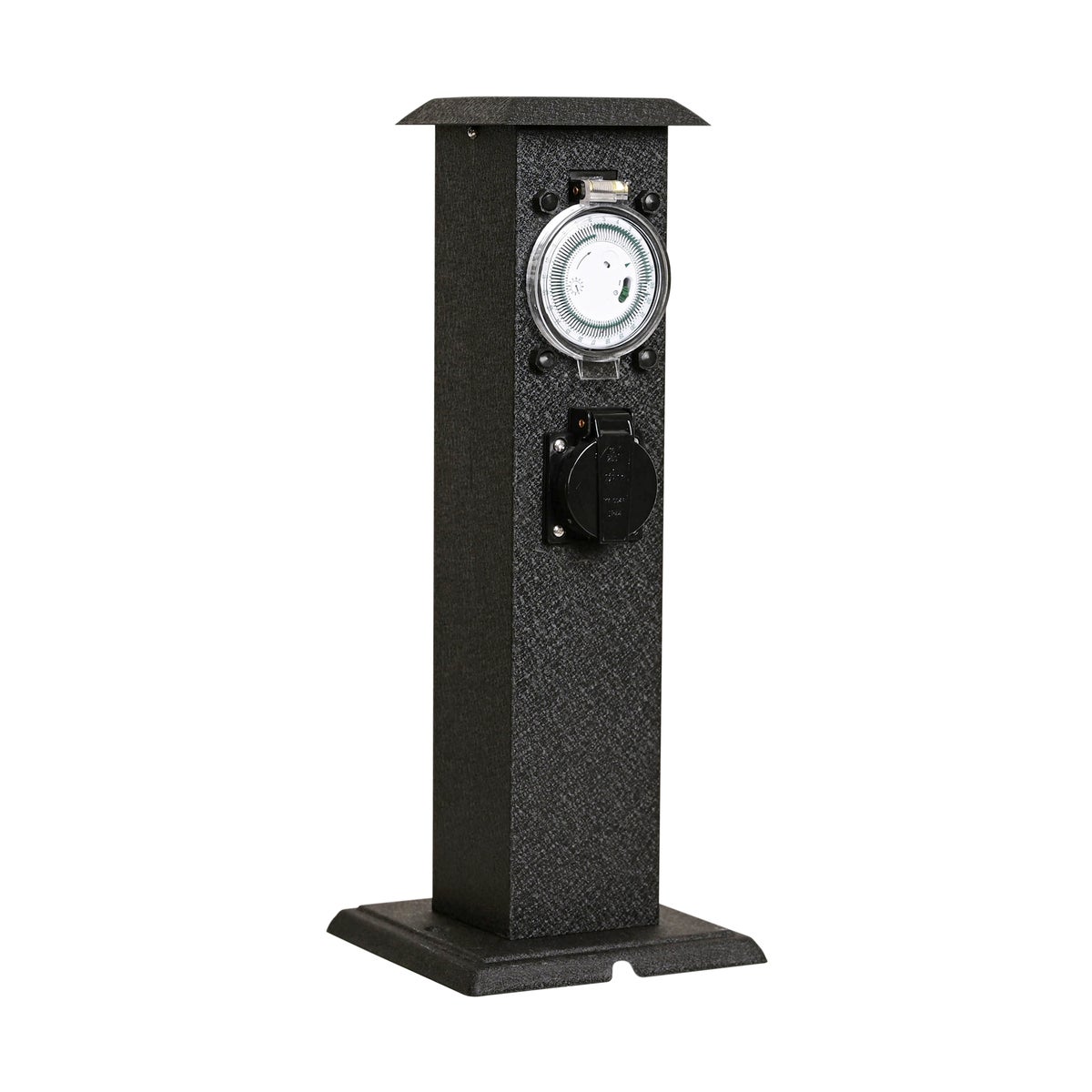 Sokkel tuincontact + timer 2x230V NL Diamant Sokkel tuincontact + timer 2x230V NL Diamant