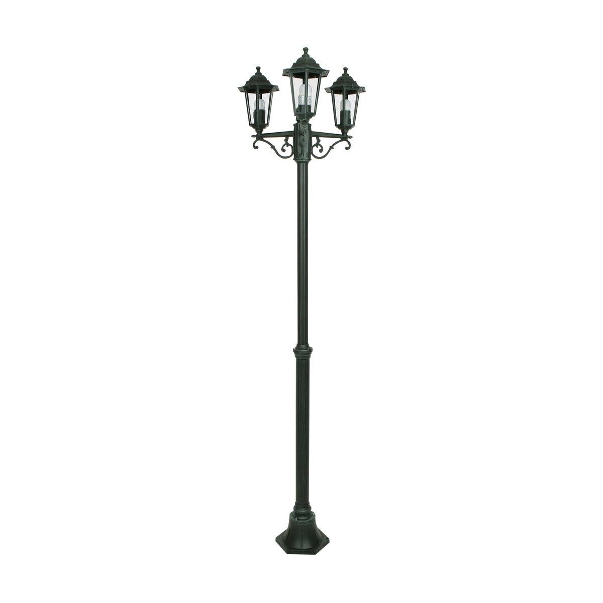 Tuinpaal Bologna Hoogte 200 cm 3 lamps Diamant Tuinpaal Bologna Hoogte 200 cm 3 lamps Diamant