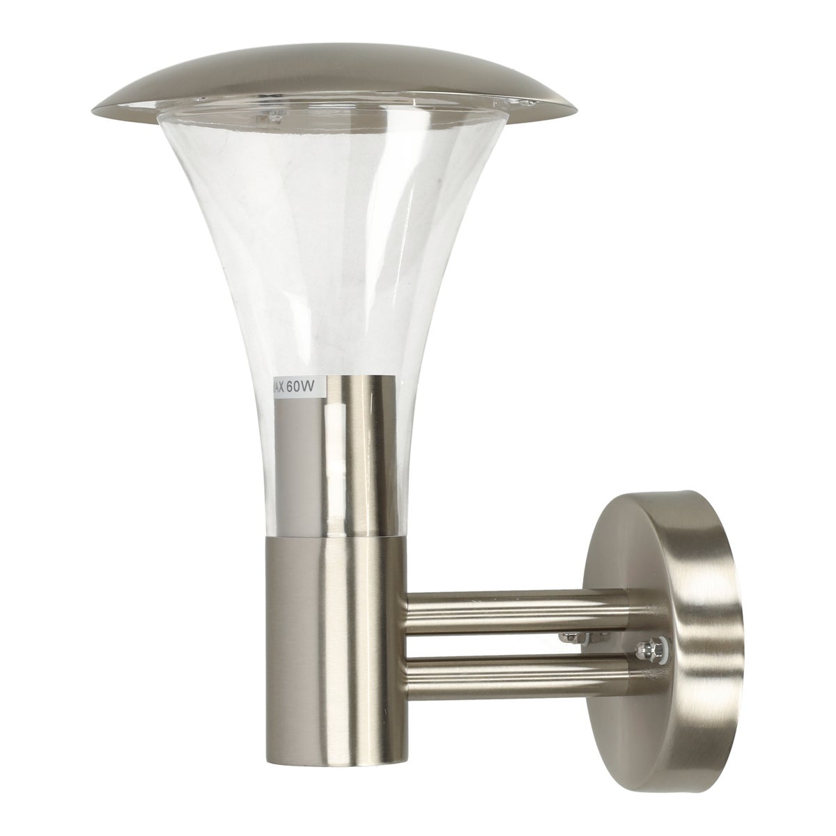 Wandlamp Belluno RVS staand Diamant Wandlamp Belluno RVS staand Diamant