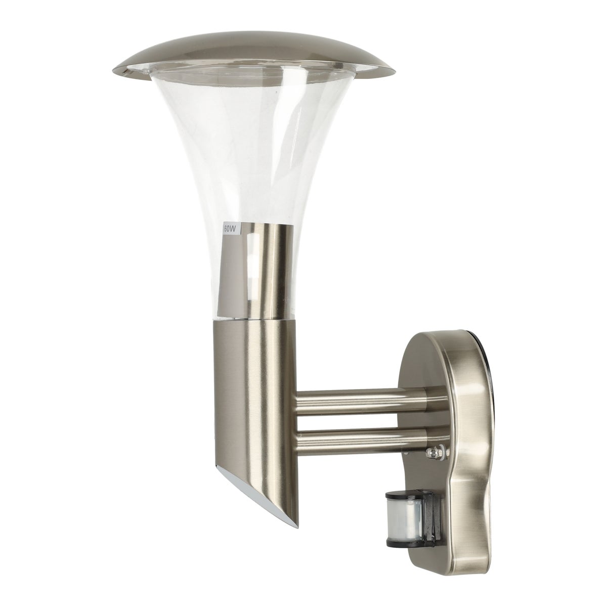 Wandlamp Belluno RVS bewegingssensor Diamant Wandlamp Belluno RVS bewegingssensor Diamant