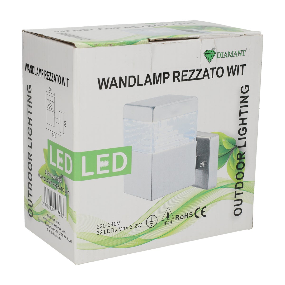 Wandlamp Rezzato wit Wandlamp Rezzato wit