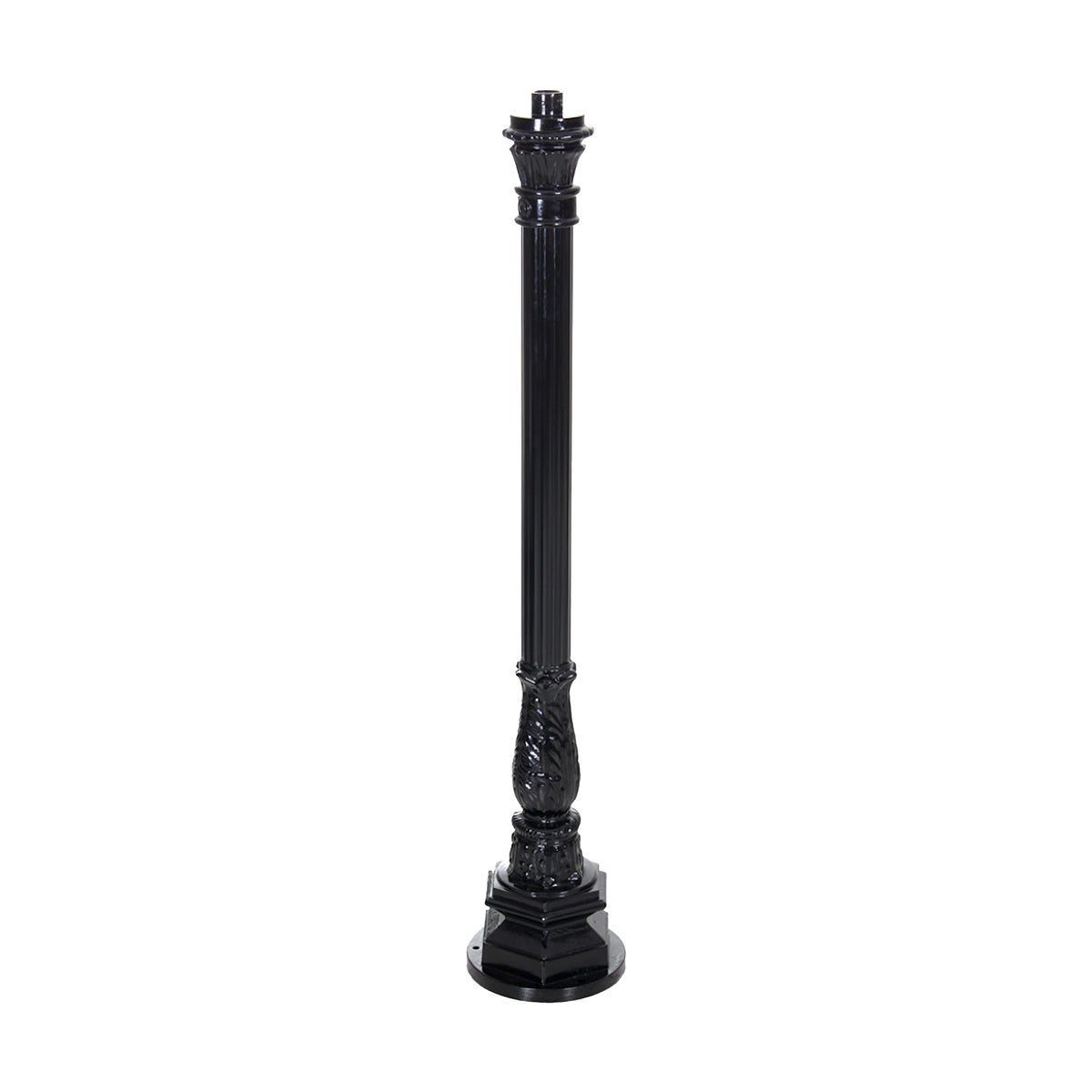 Lantaarnpaal Almere 122 cm Zwart Diamant Lantaarnpaal Almere 122 cm Zwart Diamant