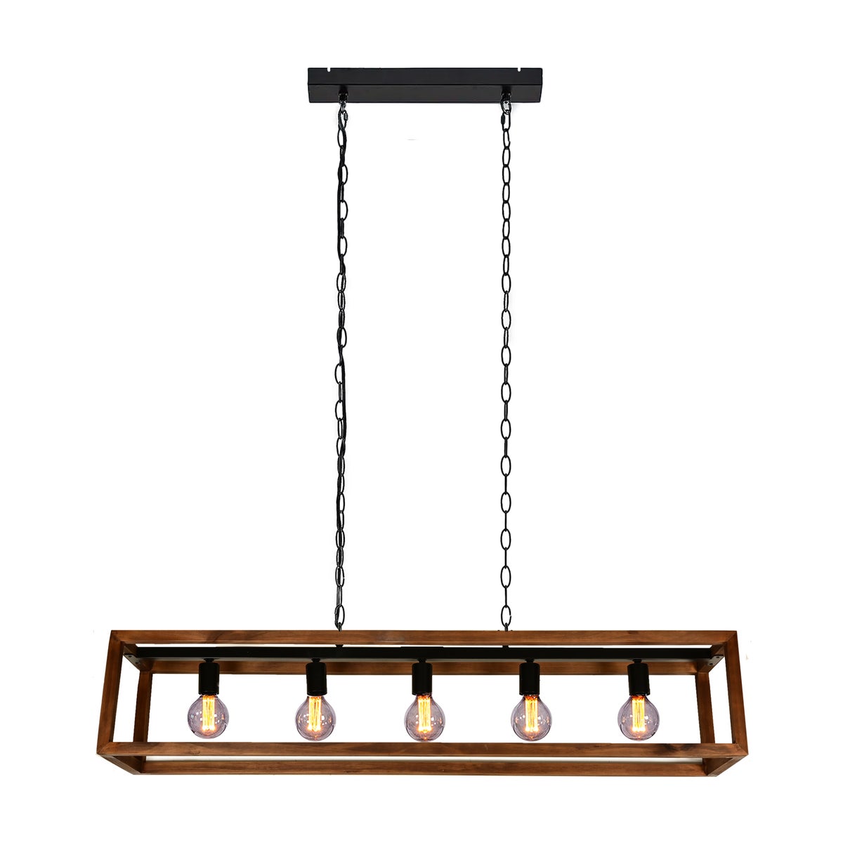 Hanglamp Edmund 5-lamps E27 Hanglamp Edmund 5-lamps E27