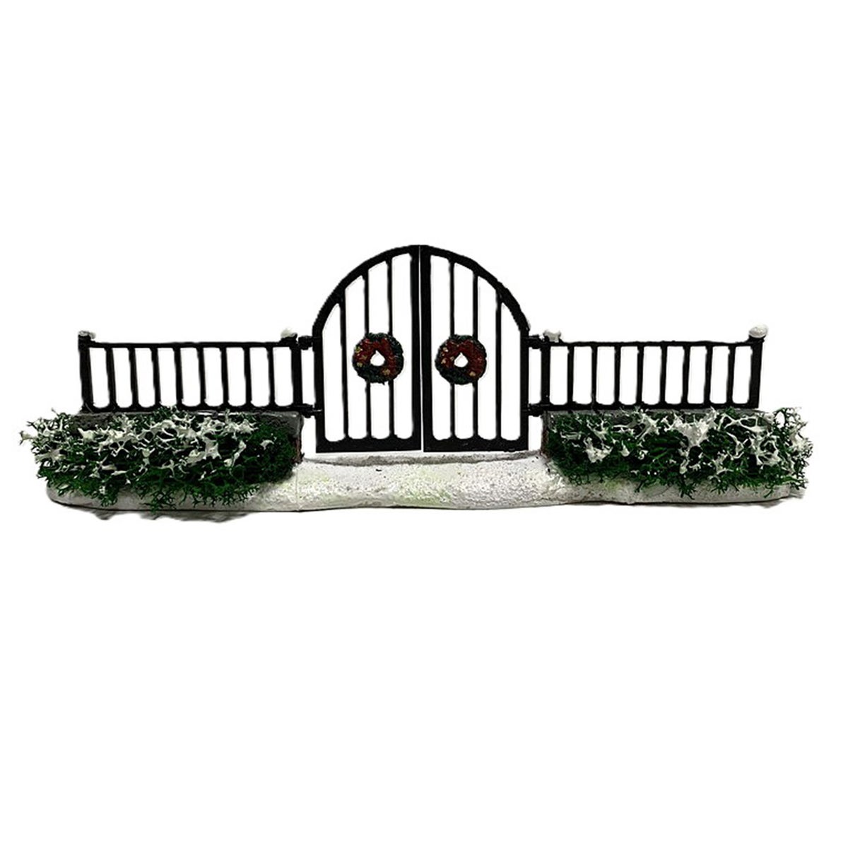 Kerstdorp hekwerk met poort 21cm Kerstdorp hekwerk met poort 21cm