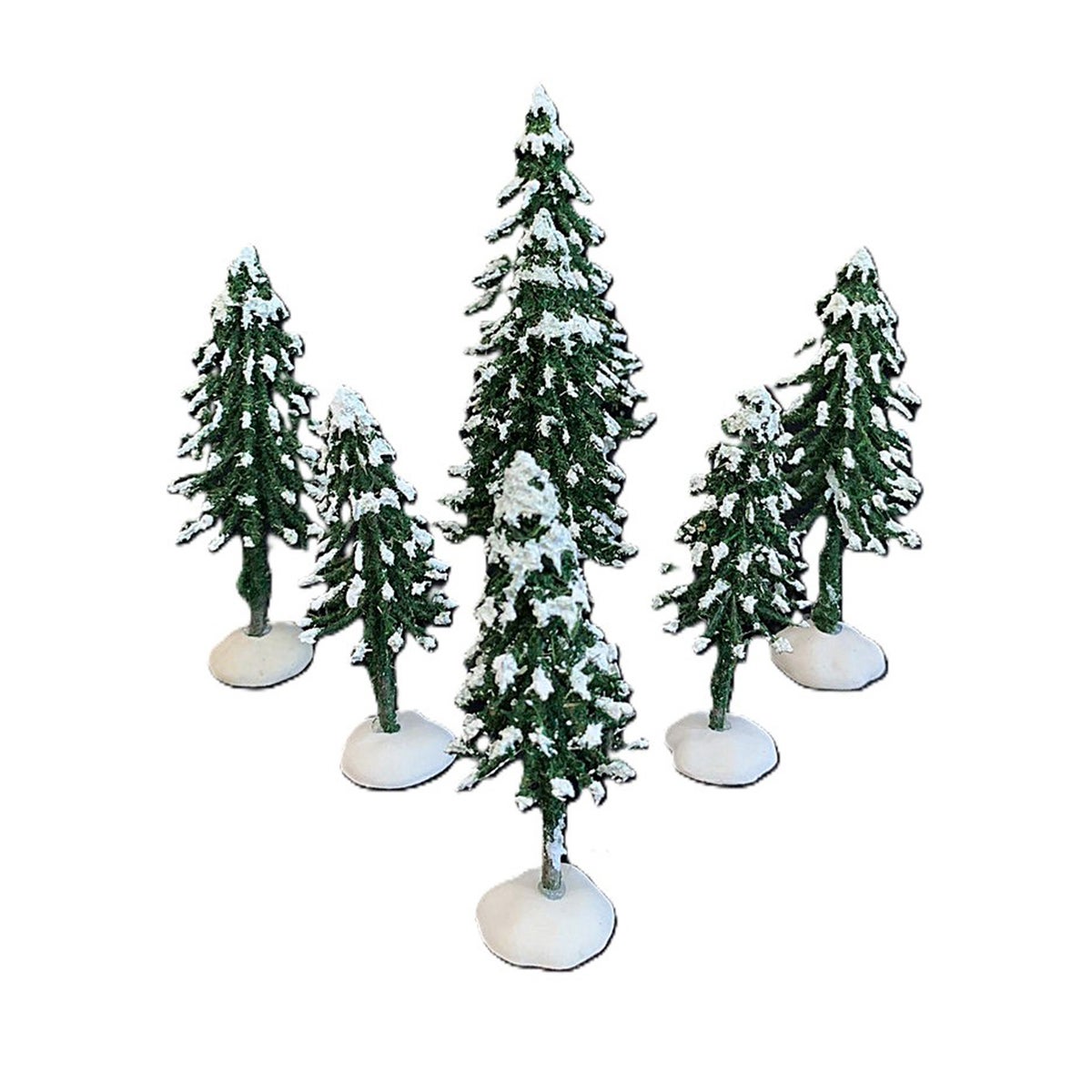 Kerstdorp bomenset kerstdorp 7-delig Kerstdorp bomenset kerstdorp 7-delig