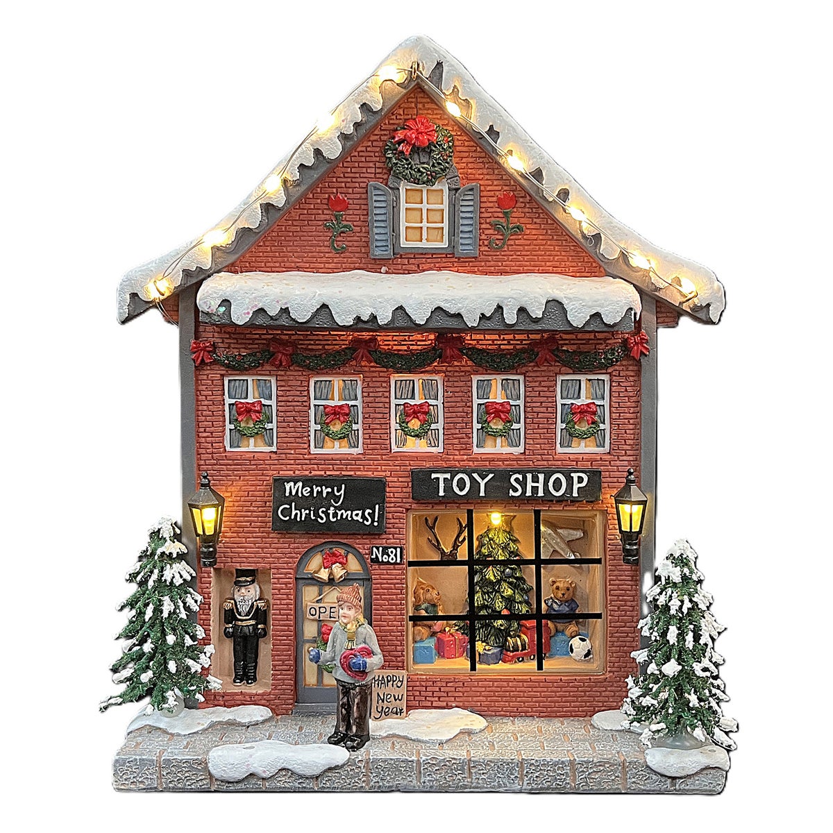 Kerstdorp speelgoedwinkel 18x8x22cm Kerstdorp speelgoedwinkel 18x8x22cm