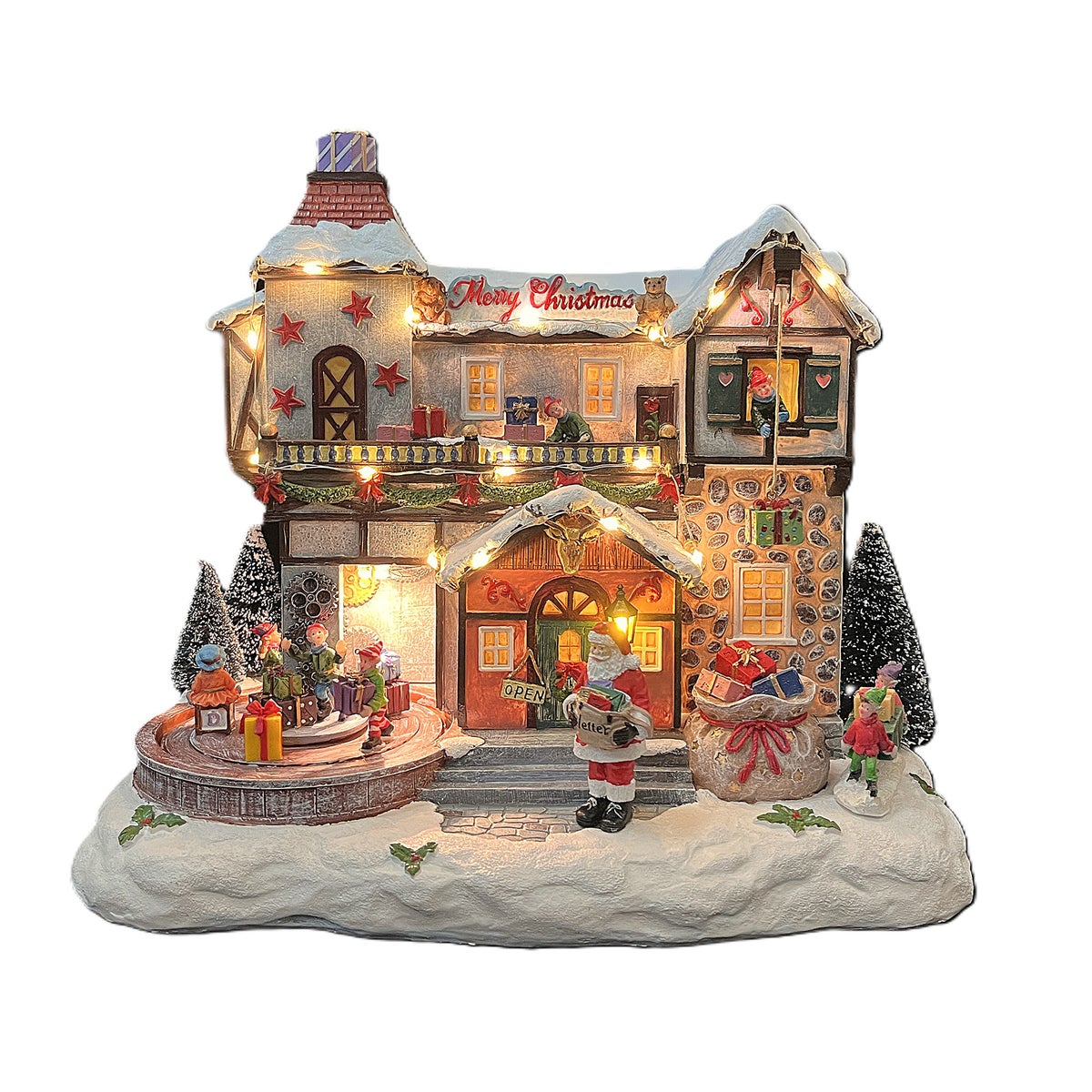 Kerstdorp skigebied 30x17x25cm Kerstdorp skigebied 30x17x25cm