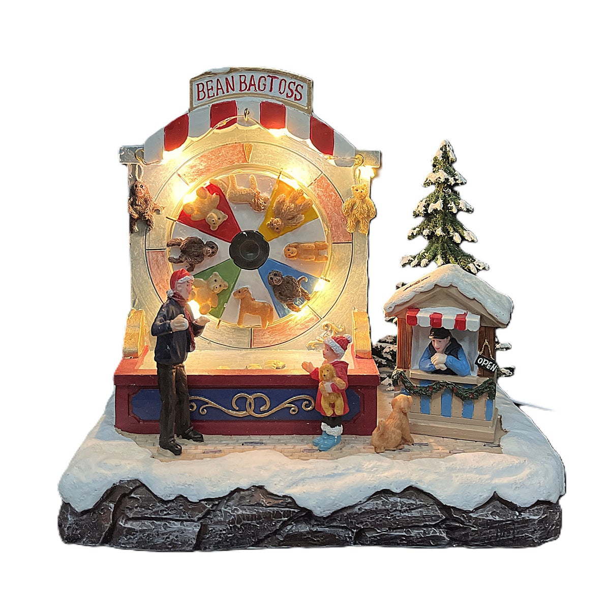 Kerstdorp berenrad 19x13x17cm Kerstdorp berenrad 19x13x17cm