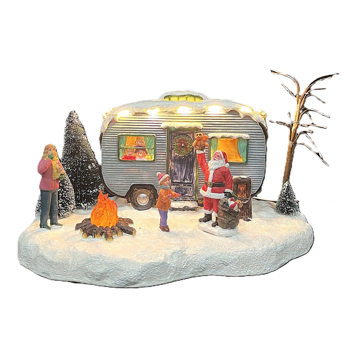 Kerstdorp caravan 24x15x14cm Kerstdorp caravan 24x15x14cm
