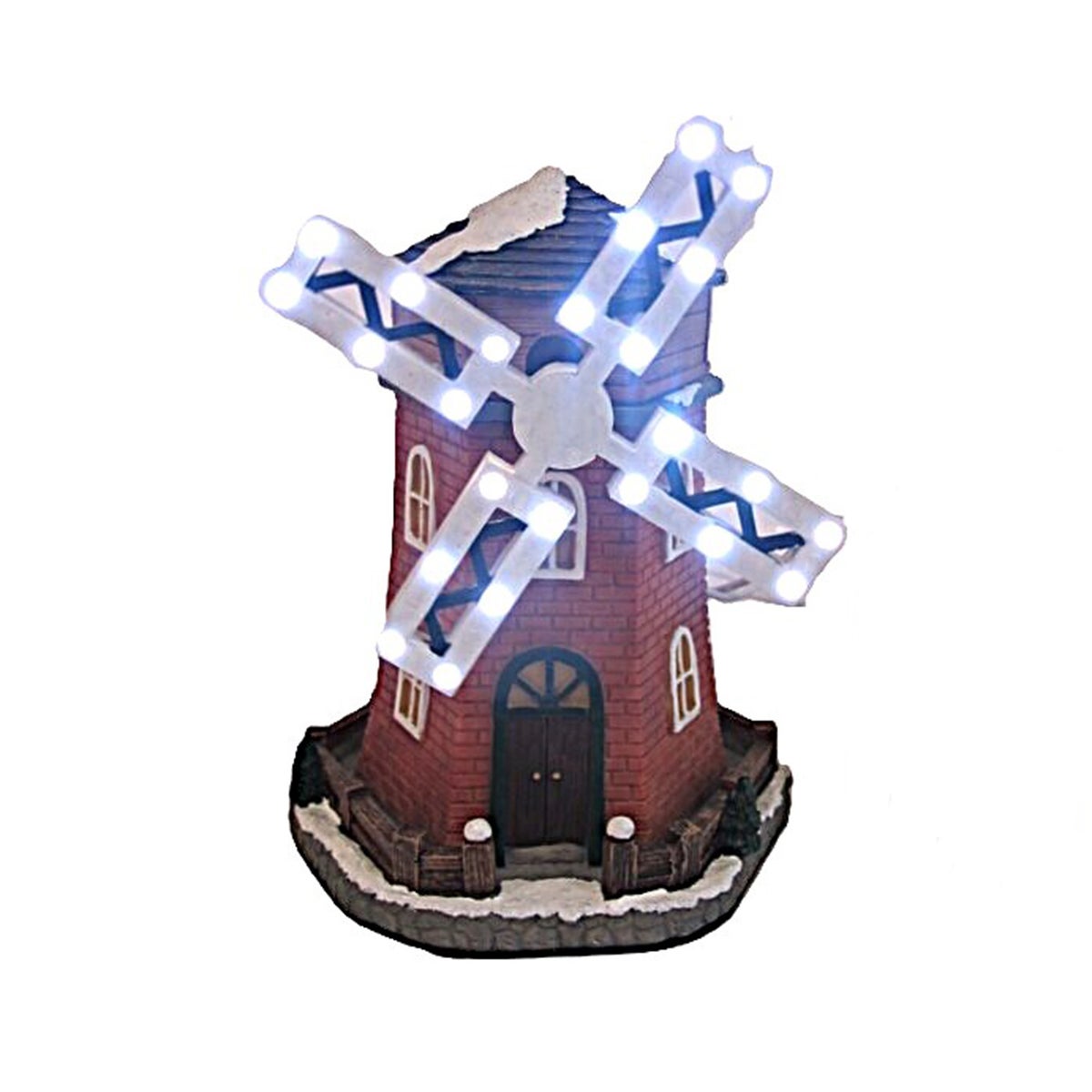 Kerstdorp molen met LED Kerstdorp molen met LED