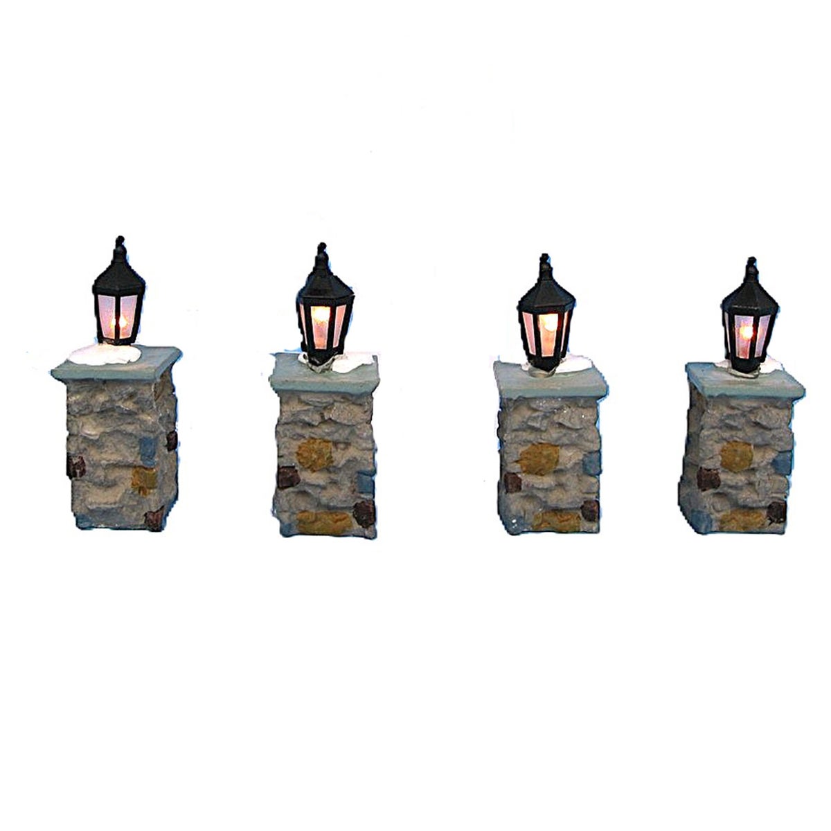Houder met lantaarn 4st Houder met lantaarn 4st