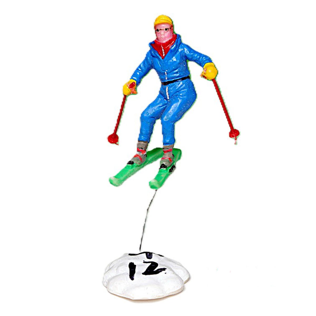 Kerstdorp ski in de lucht 7 cm Kerstdorp ski in de lucht 7 cm