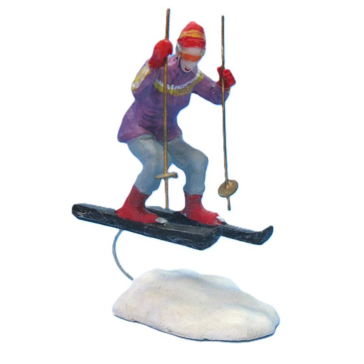 Kerstdorp ski jump de lucht 7cm Kerstdorp ski jump de lucht 7cm