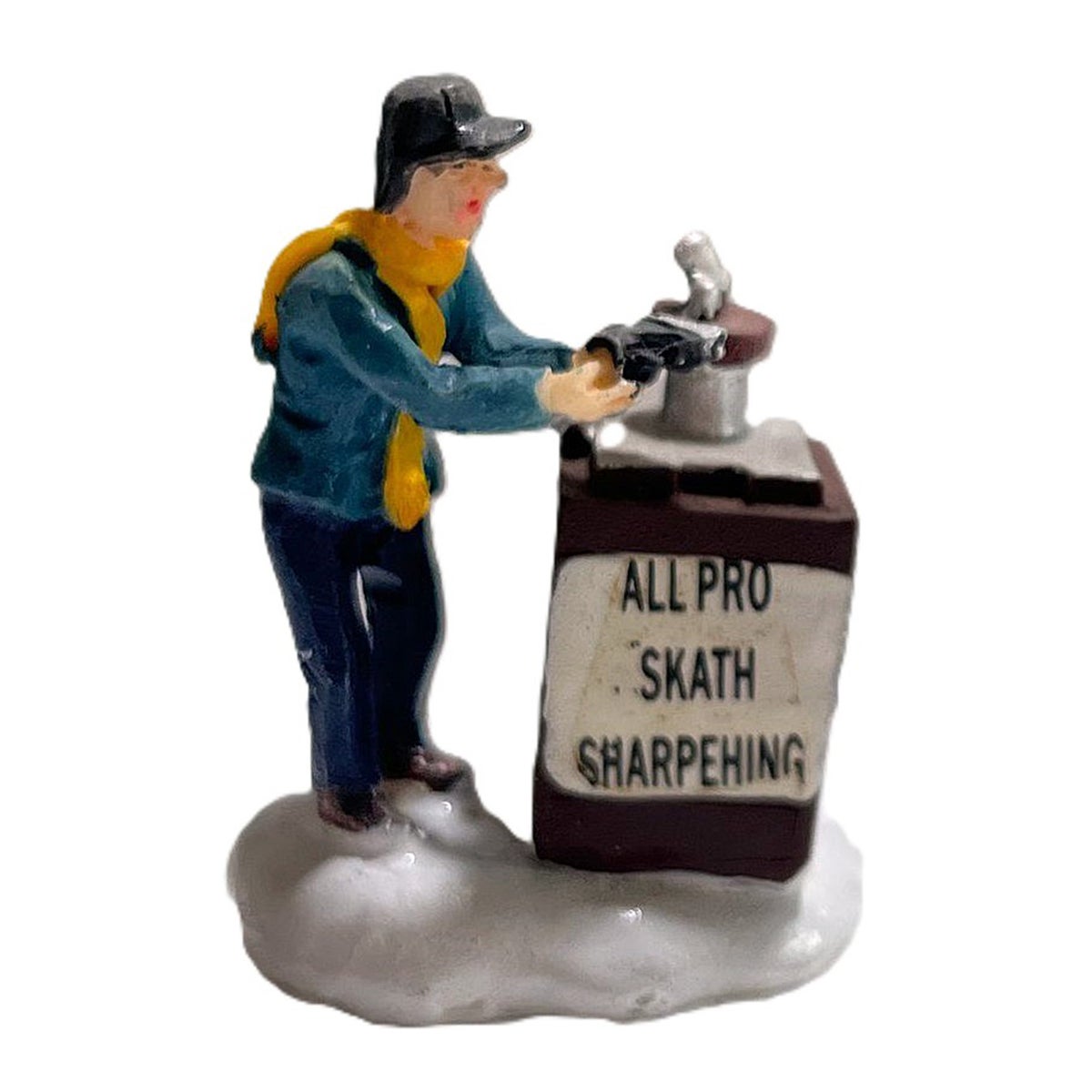 Kerstdorp schaatsen slijpen Kerstdorp schaatsen slijpen