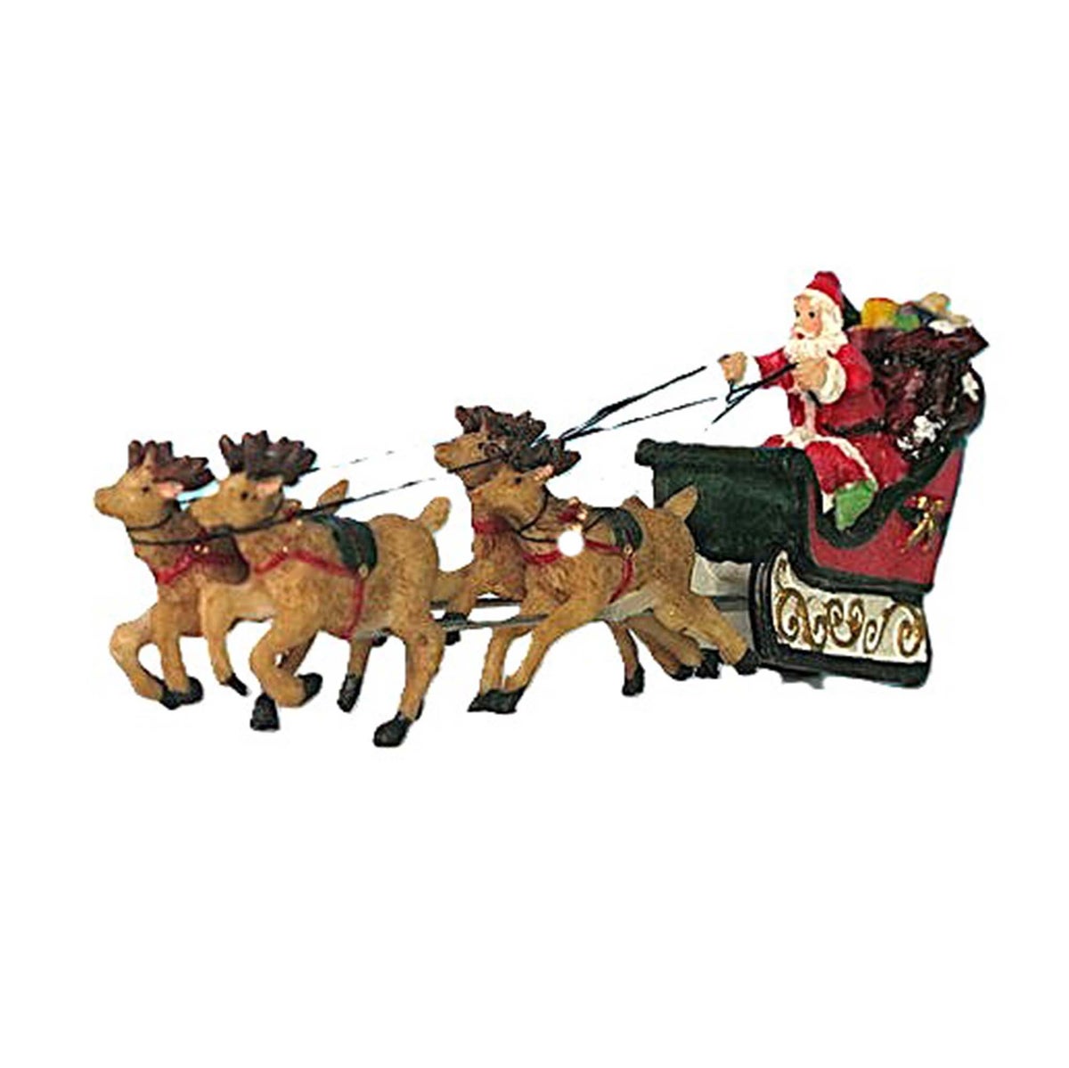 Kerstman slee met rendieren Kerstman slee met rendieren