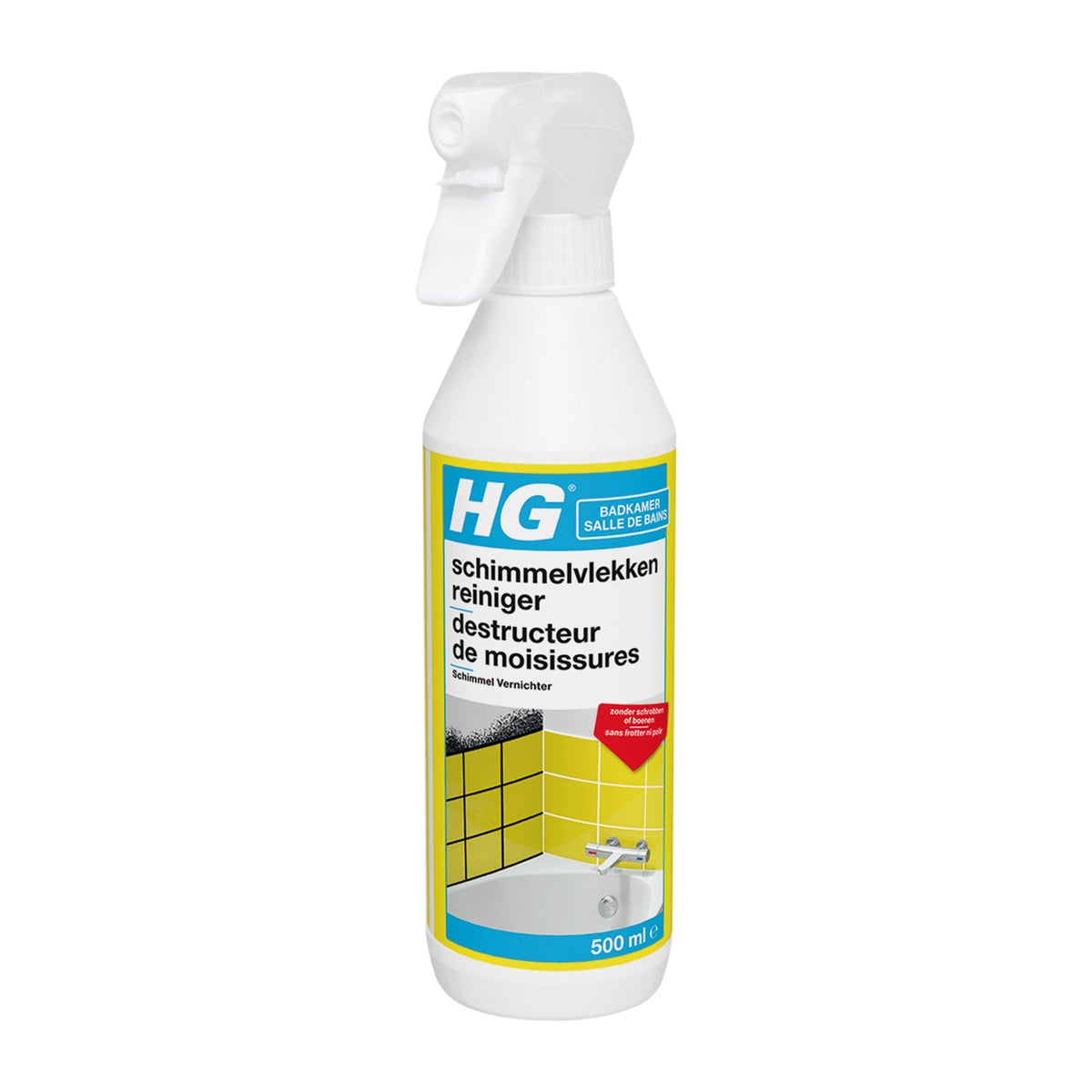 HG schimmelvlekkenreiniger 0.5L 1287B HG schimmelvlekkenreiniger 0.5L 1287B