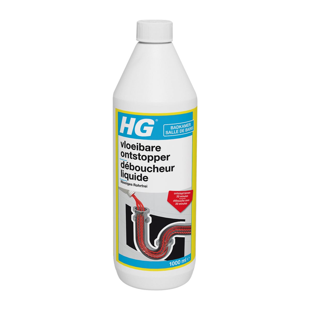 HG vloeibare ontstopper 1L HG vloeibare ontstopper 1L