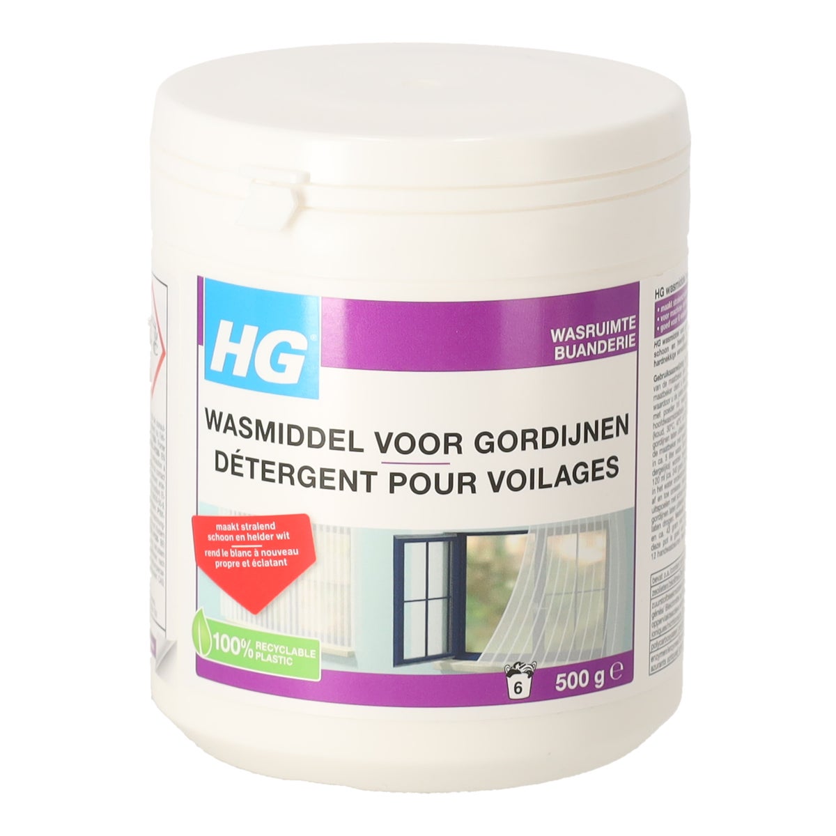 HG Wasmiddel voor witte gordijnen HG Wasmiddel voor witte gordijnen