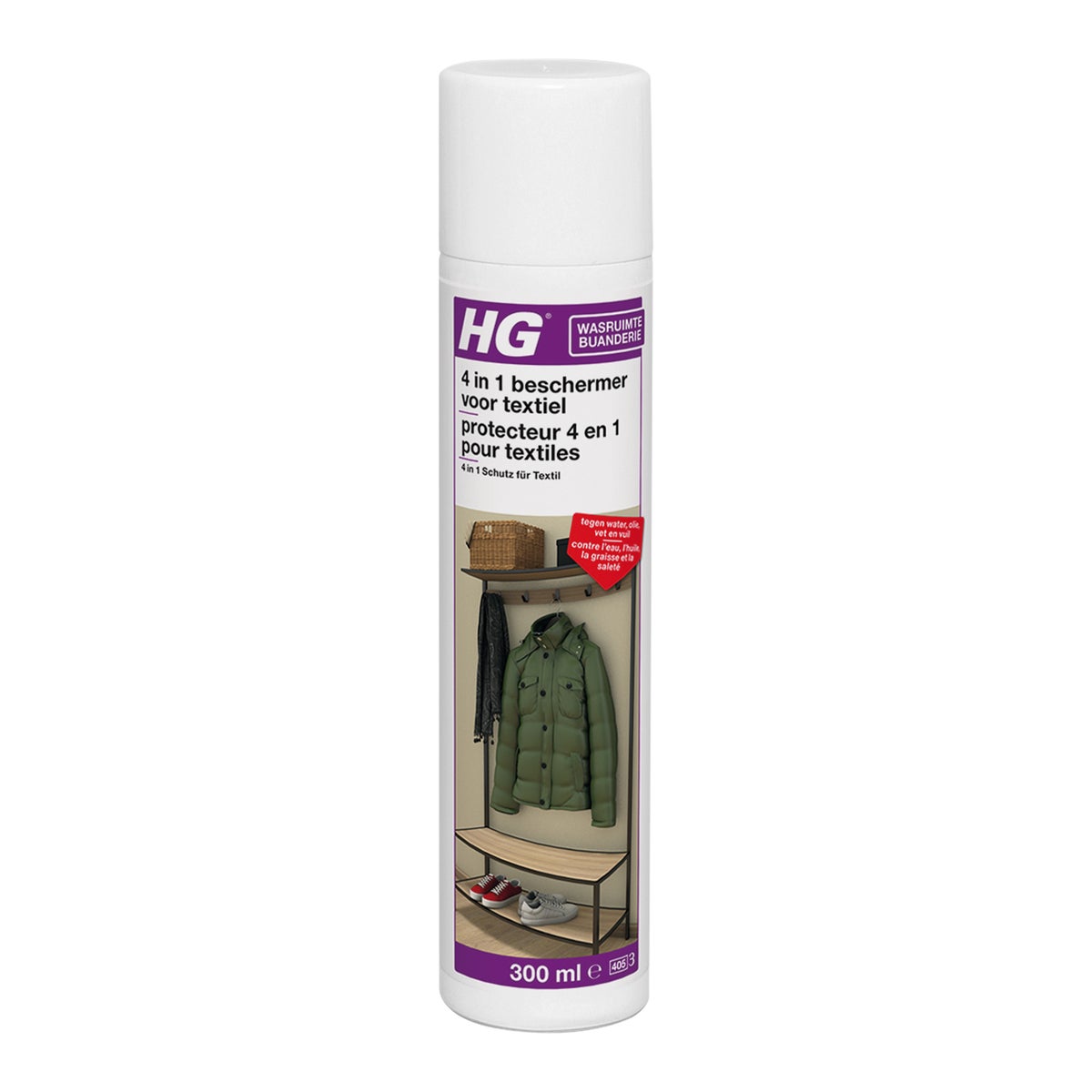 HG 4-in-1 beschermer voor textiel en leer HG 4-in-1 beschermer voor textiel en leer