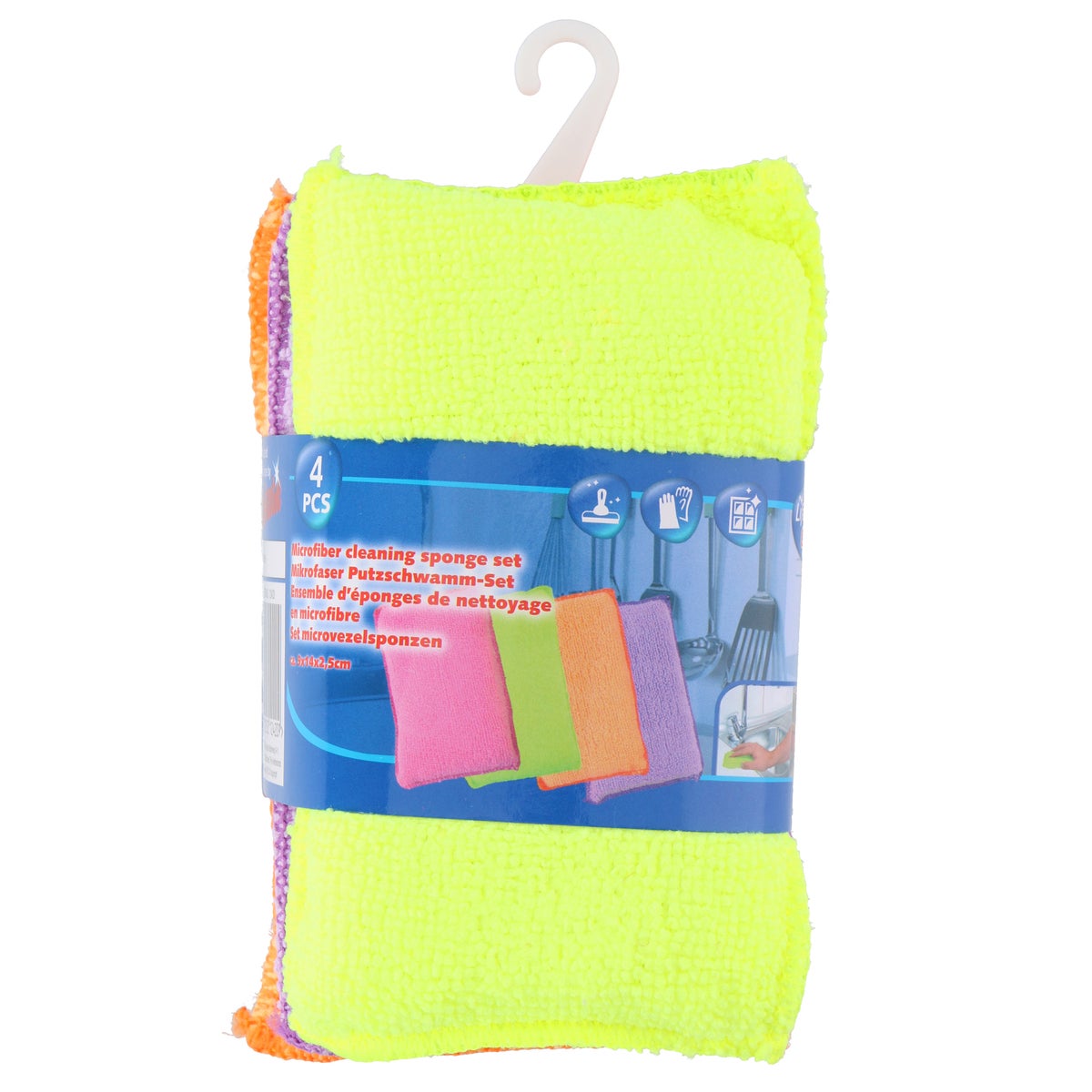 Spons microvezel 4 stuks Lifetime Clean Spons microvezel 4 stuks Lifetime Clean