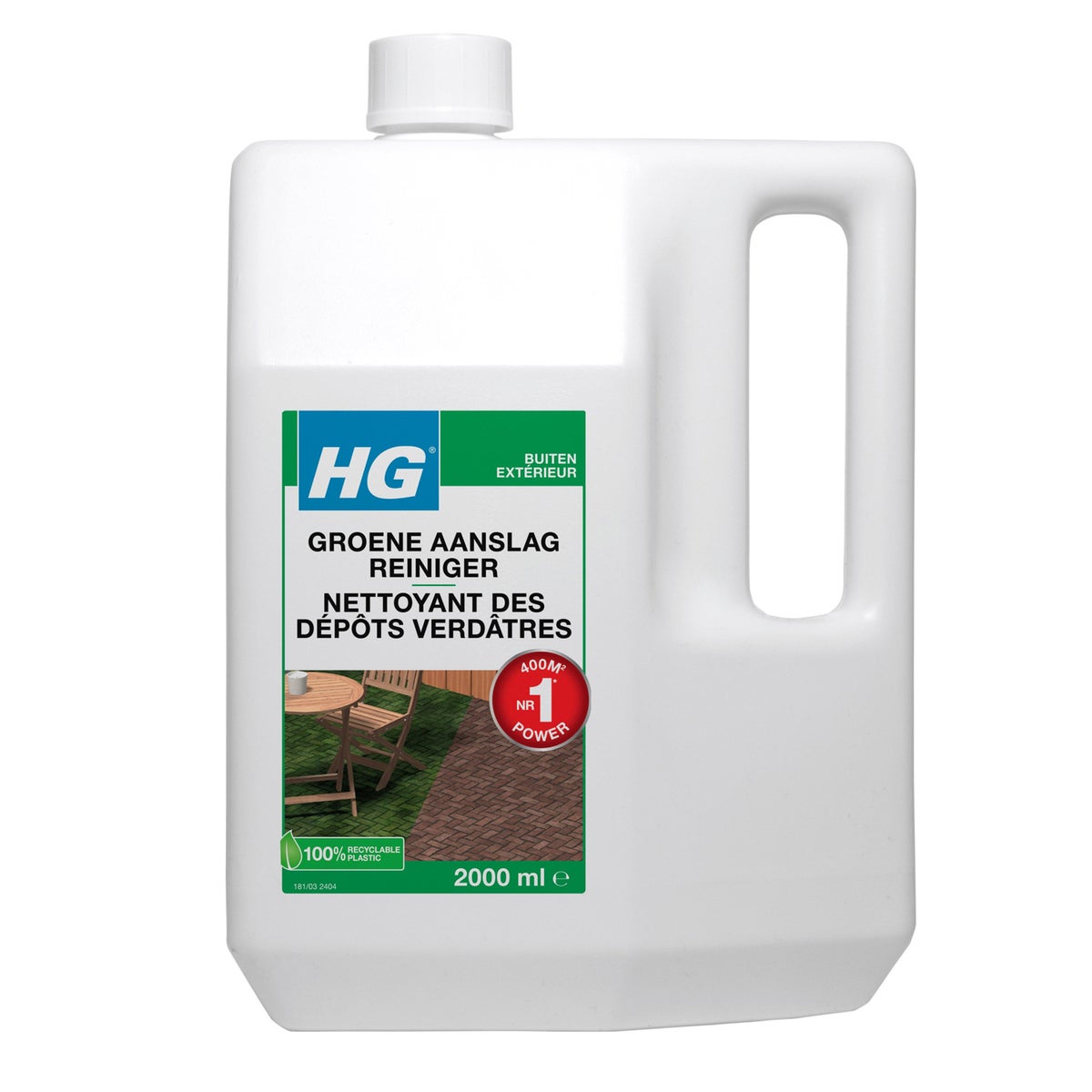 HG groene aanslagreiniger 2L BE 201B HG groene aanslagreiniger 2L BE 201B