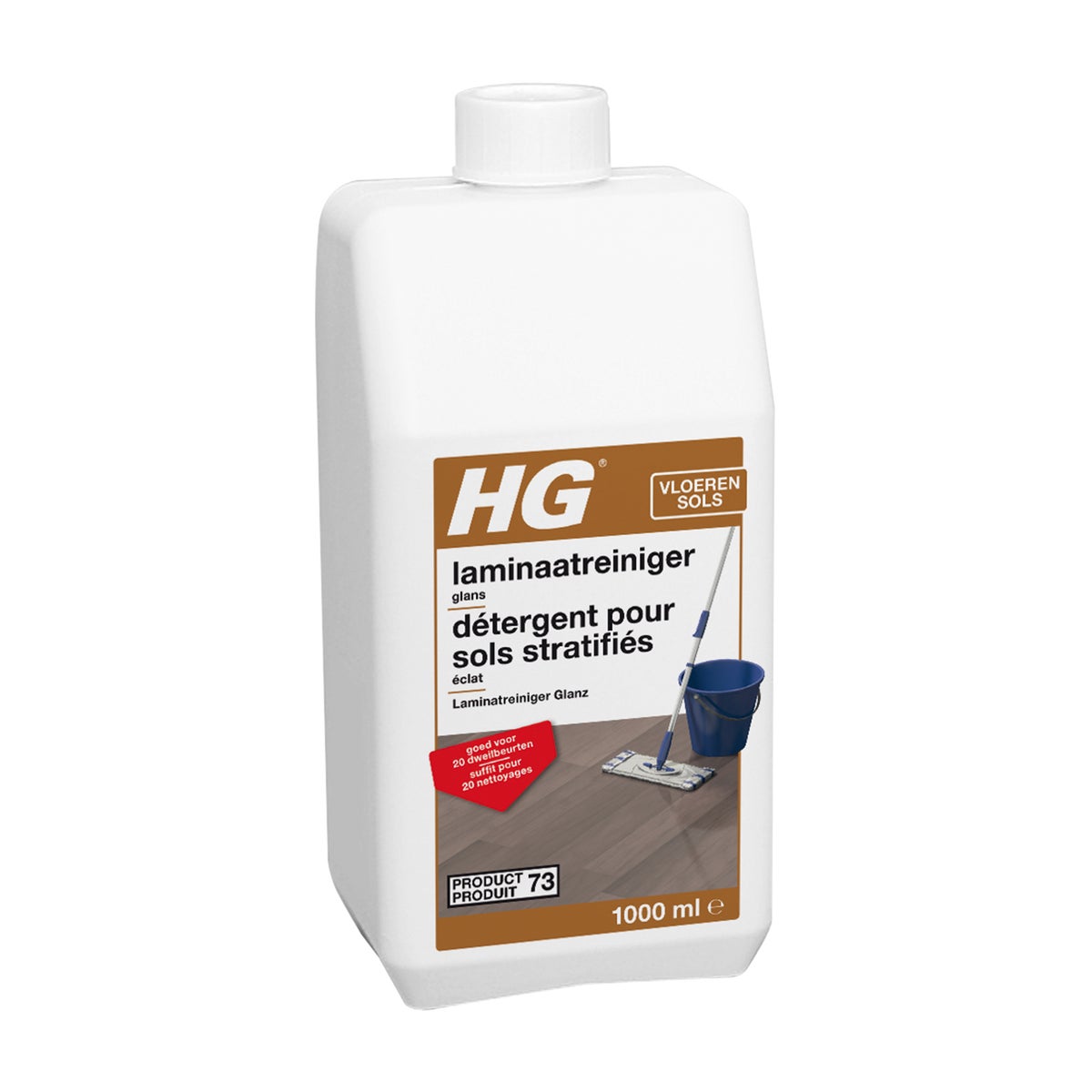 HG laminaat, vinyl & PVC reiniger glans HG laminaat, vinyl & PVC reiniger glans