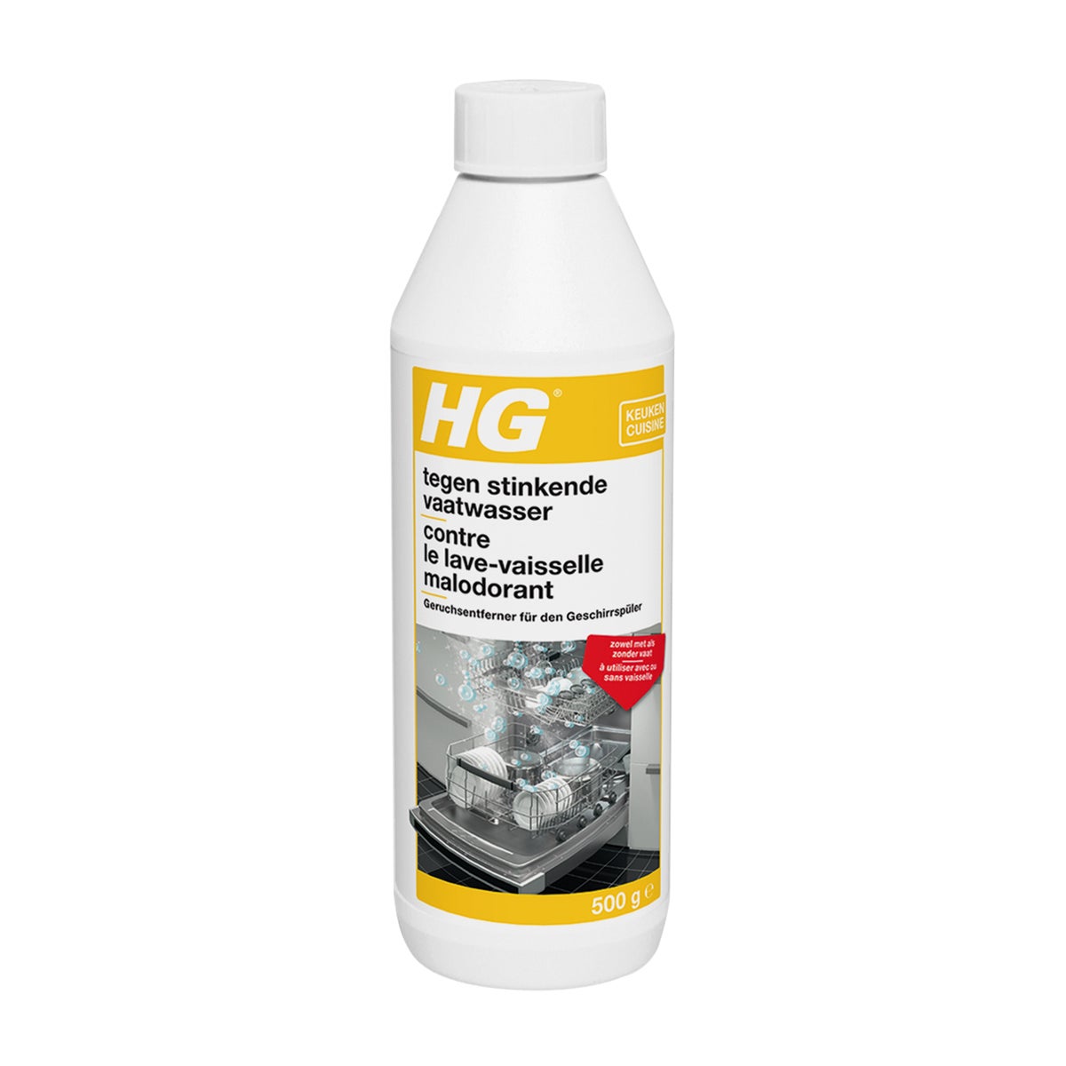 HG tegen stinkende vaatwasser HG tegen stinkende vaatwasser