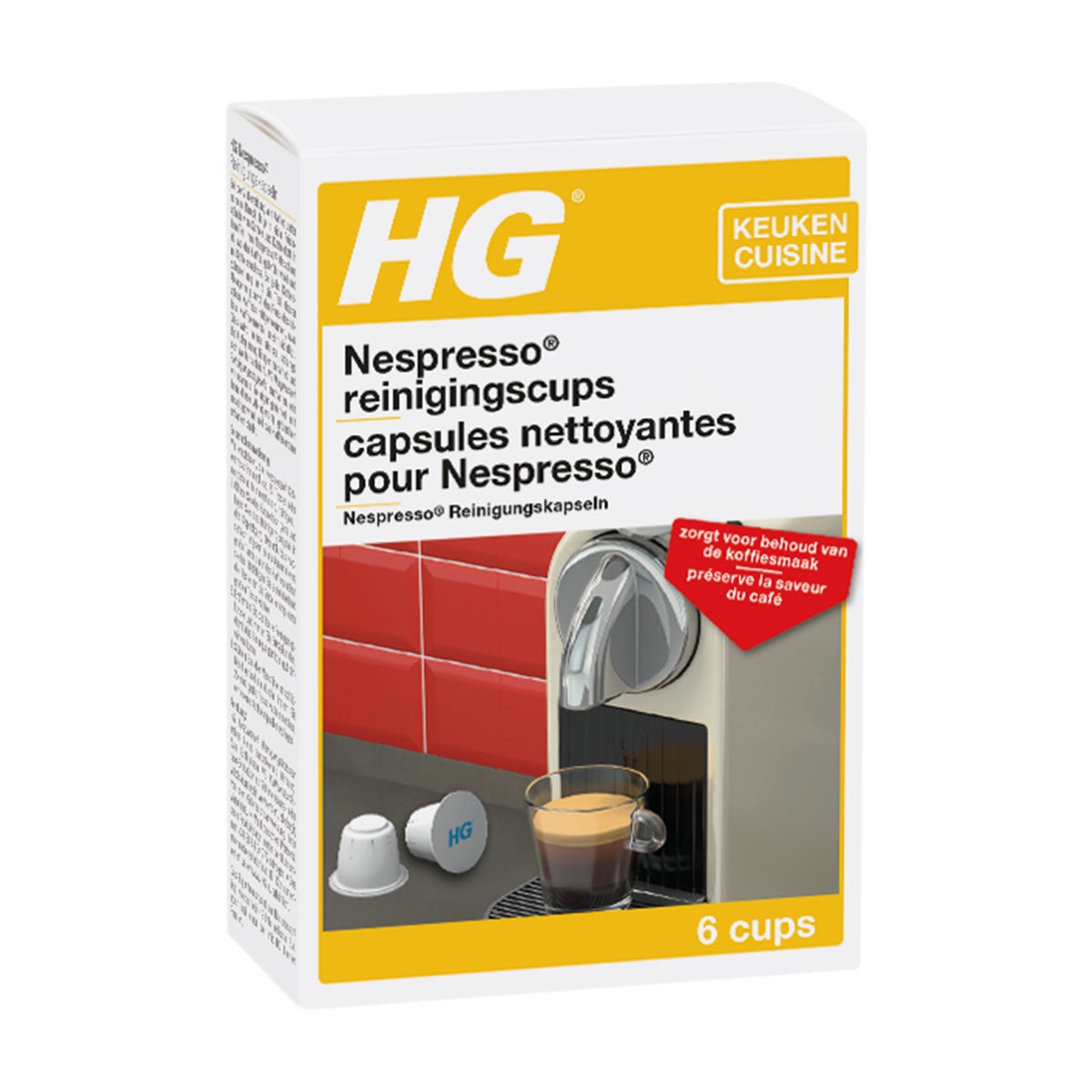 HG Nespresso® reinigingscups HG Nespresso® reinigingscups