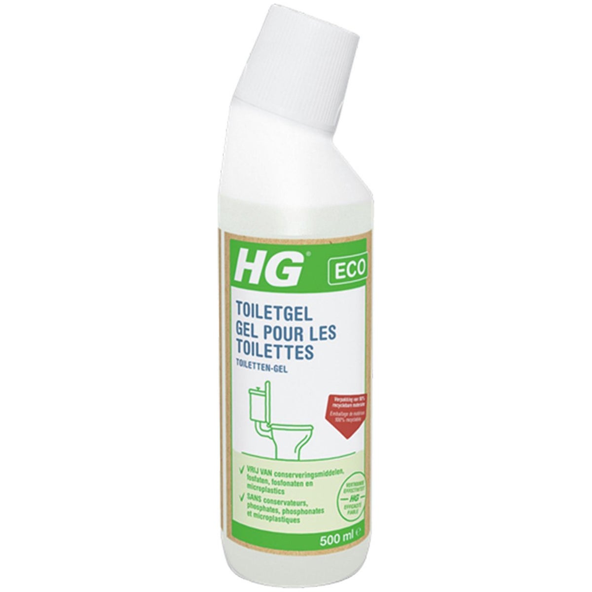 HG ECO toiletgel 0.5L NL HG ECO toiletgel 0.5L NL