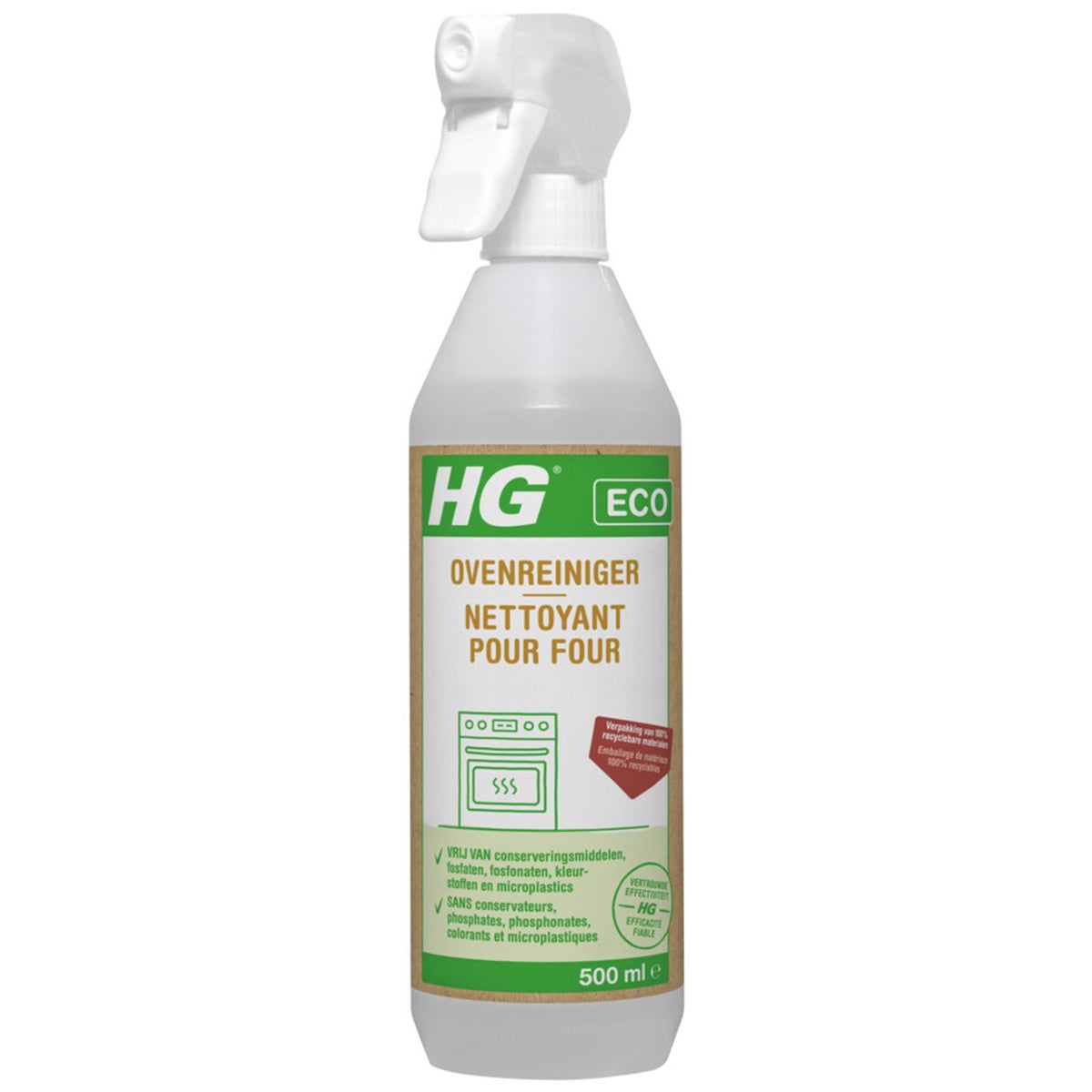 HG ECO ovenreiniger 0.5L NL/BE HG ECO ovenreiniger 0.5L NL/BE