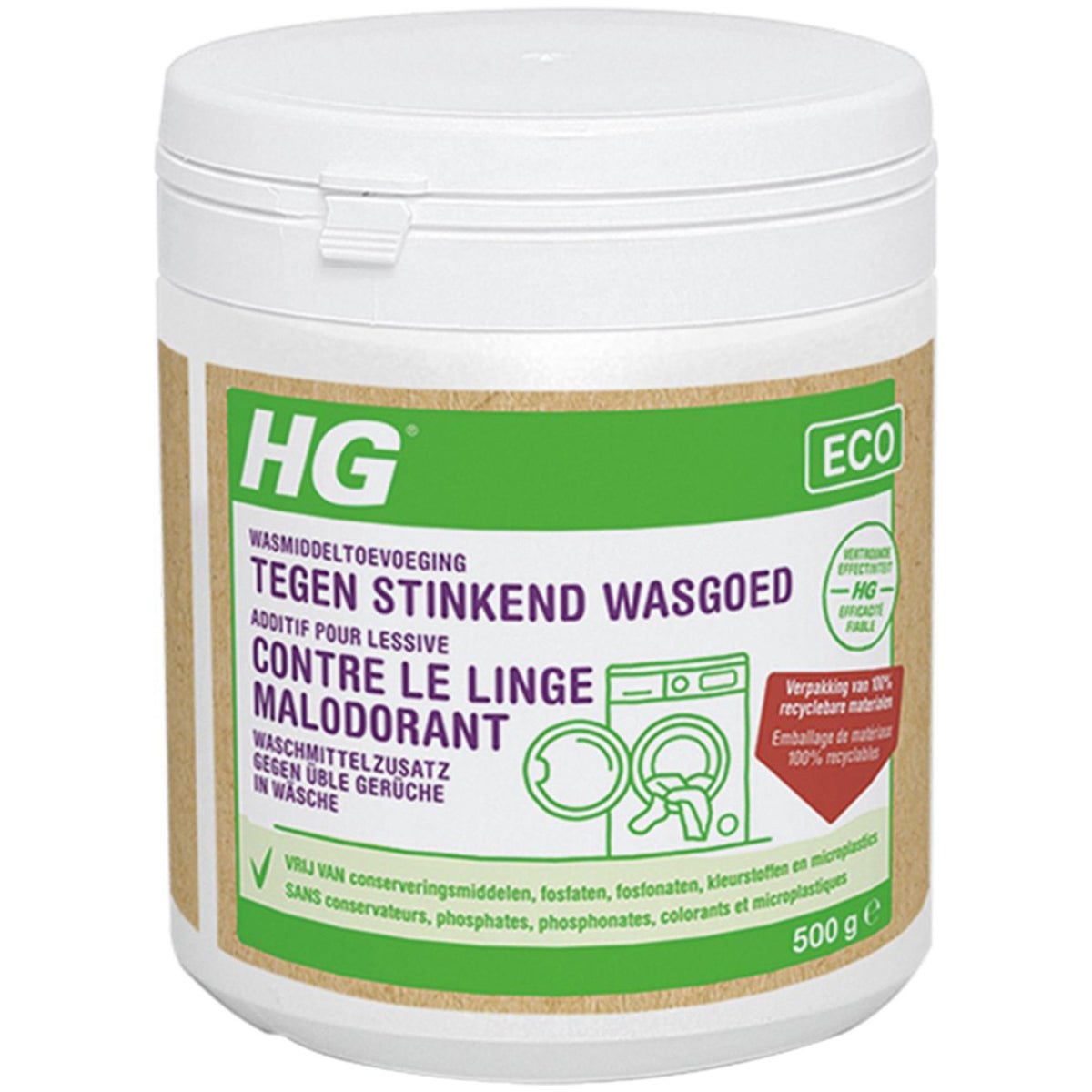 HG ECO tegen stinkend wasgoed 0.5 kg NL/BE HG ECO tegen stinkend wasgoed 0.5 kg NL/BE