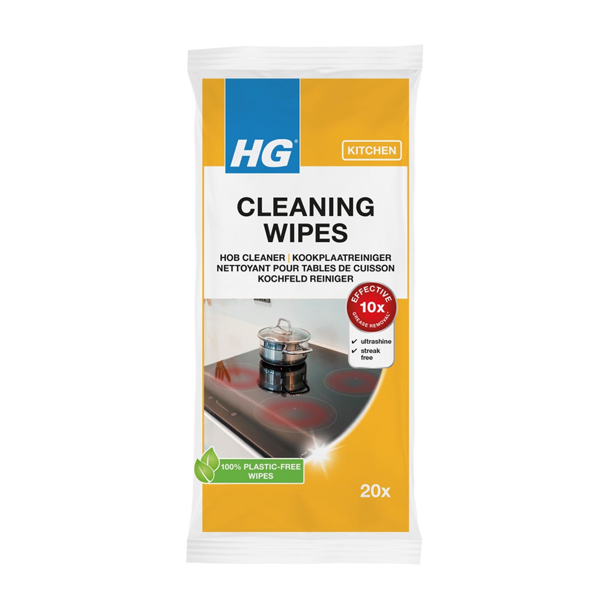HG kookplaatreiniger doekjes HG kookplaatreiniger doekjes