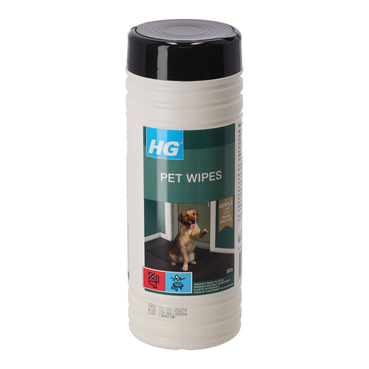 HG pet wipes 50 stuks HG pet wipes 50 stuks