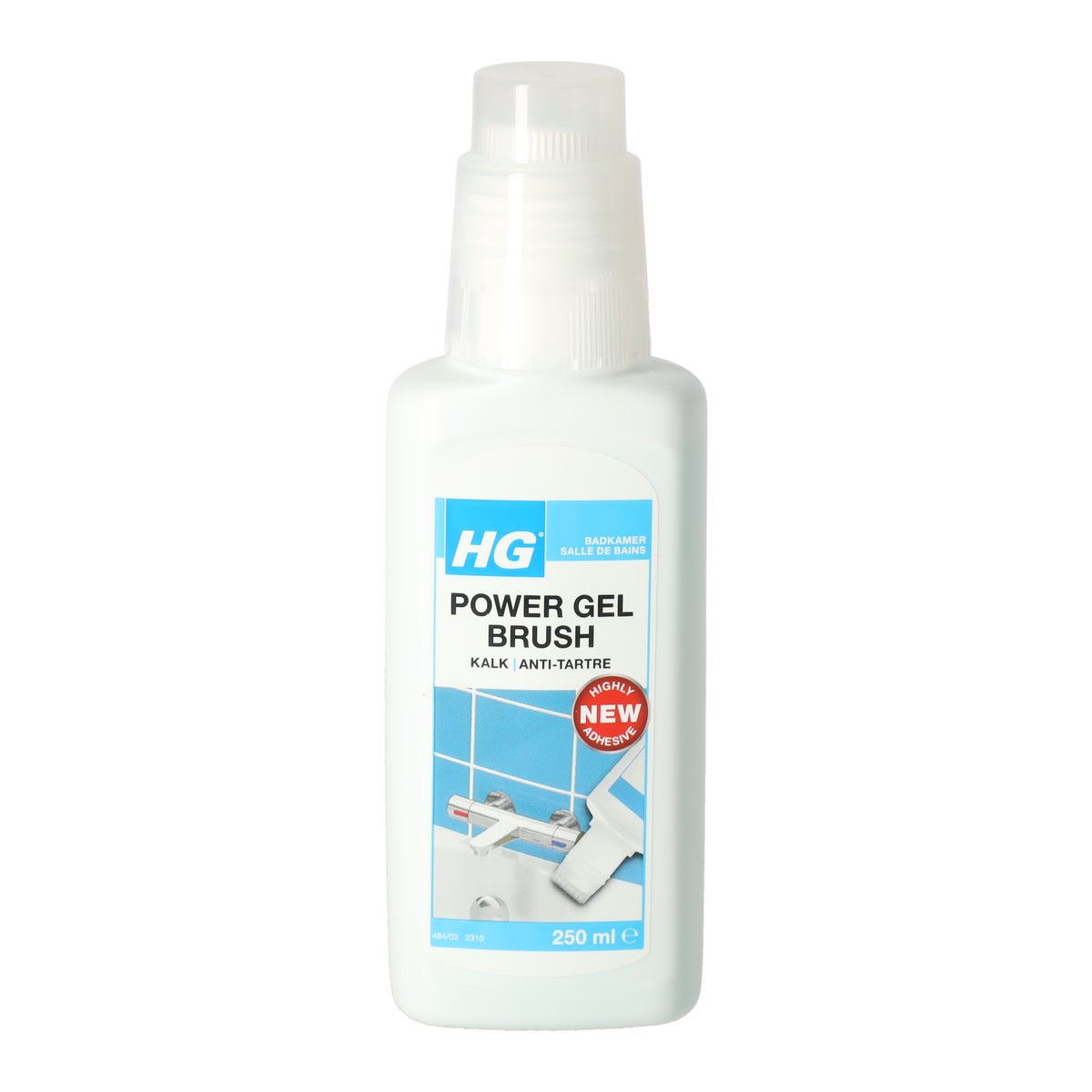 HG Power gel borstel kalk HG Power gel borstel kalk